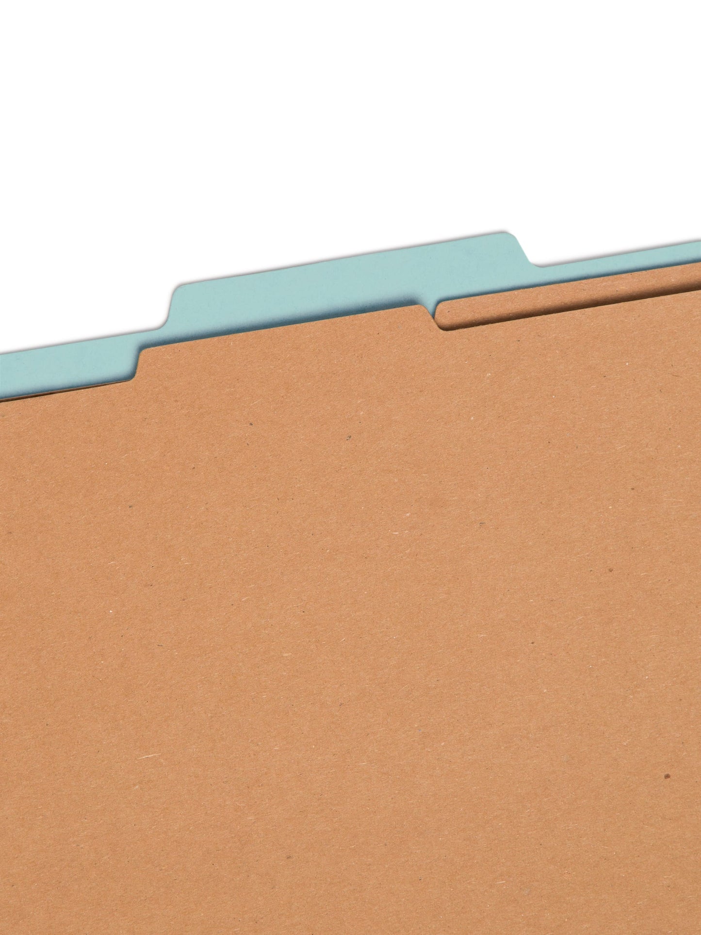 Pressboard Classification File Folders, 2 Dividers, 2 inch Expansion, Blue Color, Letter Size,