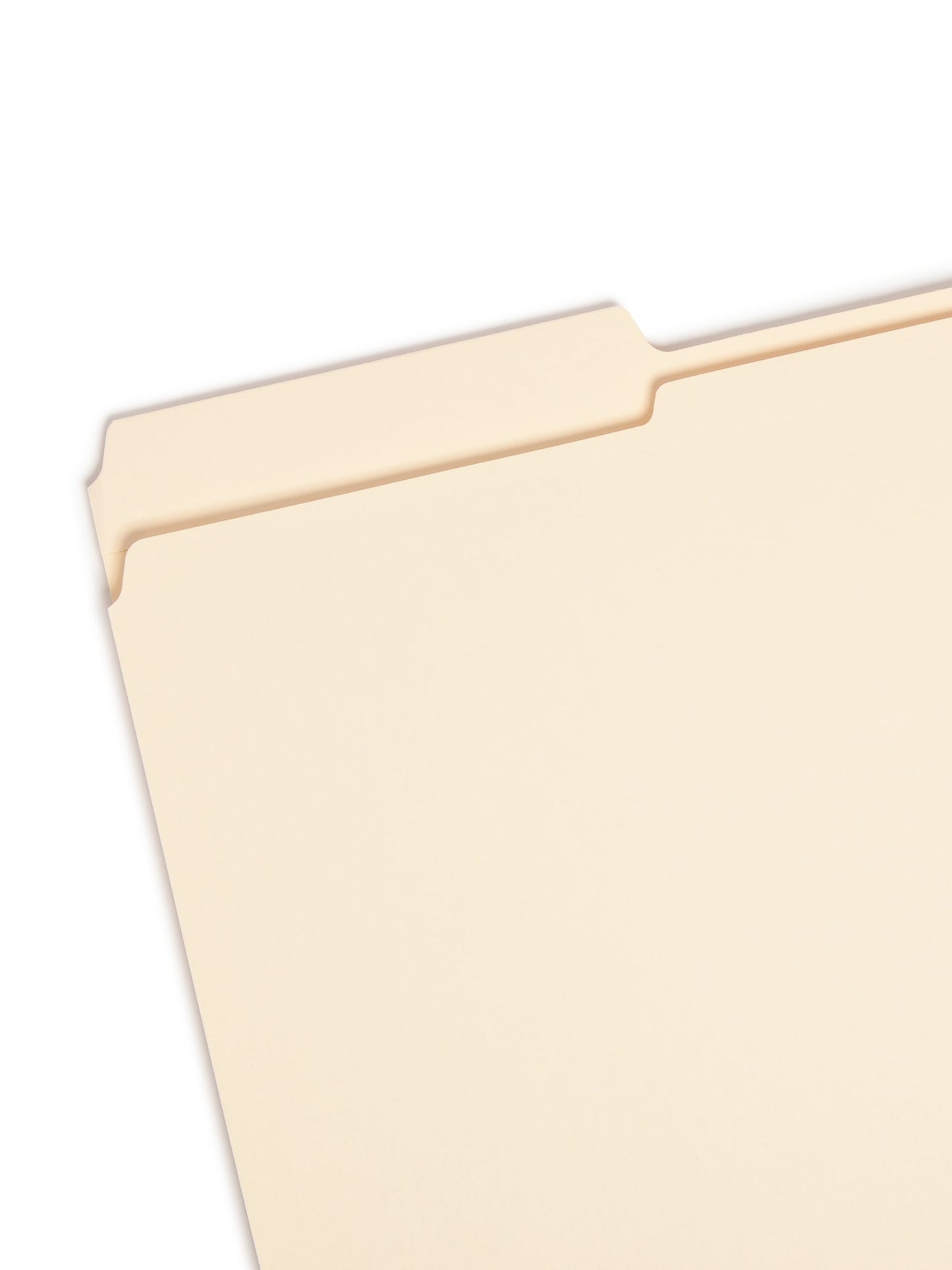 Reinforced Tab File Folders, 1/3-Cut Tab, Manila Color, Legal Size, Set of 100, 086486153348