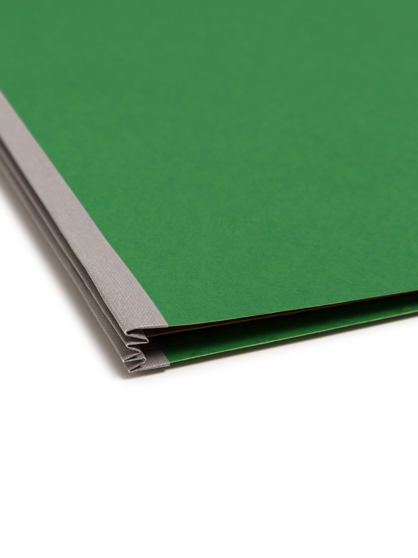 SafeSHIELD® Premium Pressboard Classification File Folders, 2 Dividers, 2 inch Expansion, 2/5-Cut Tab, Green Color, Legal Size, Set of 10, 30086486192010