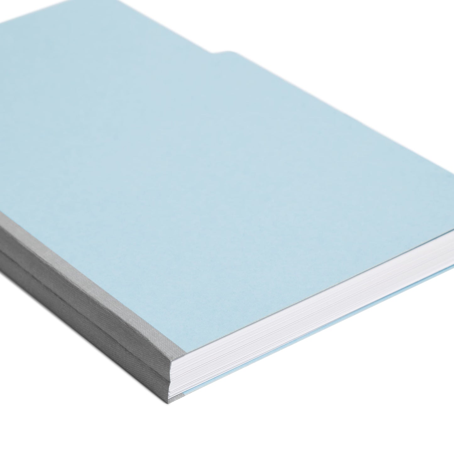Pressboard File Folder, 1 inch Expansion, 1/3-Cut Tab, Blue Color, Legal Size, Set of 25, 086486225304
