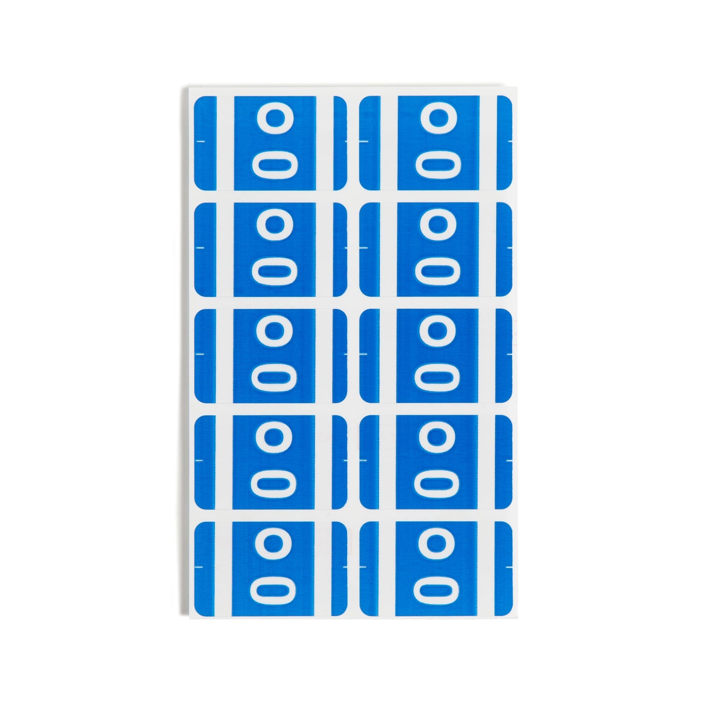 AlphaZ® ACCS Color Coded Alphabetic Labels - Sheets, Dark Blue Color, 1" X 1-5/8" Size, Set of 100, 086486671859