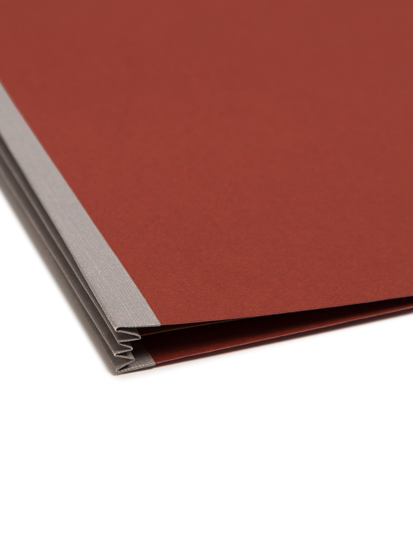 SafeSHIELD® Premium Pressboard Classification File Folders, 2 Dividers, 2 inch Expansion, 2/5-Cut Tab, Red Color, Letter Size, Set of 10, 30086486142053