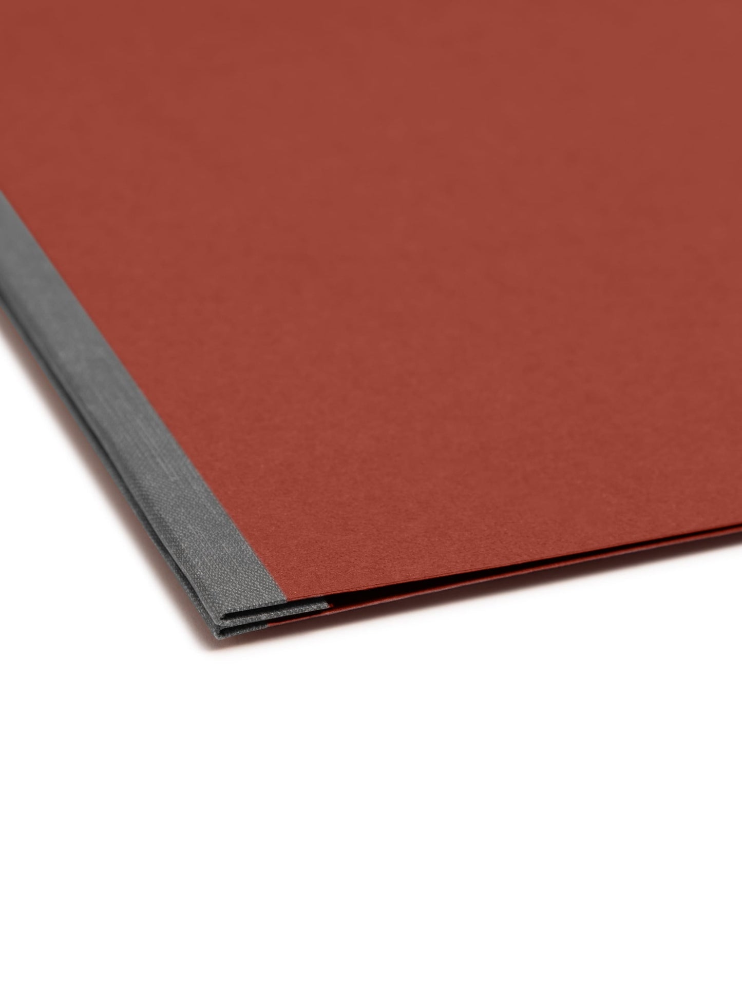 Premium Pressboard Report Covers, 8 1/2-inch Metal Prong Side Fastener with Compressor, 3-inch Expansion, Red Color, Tabloid Size,