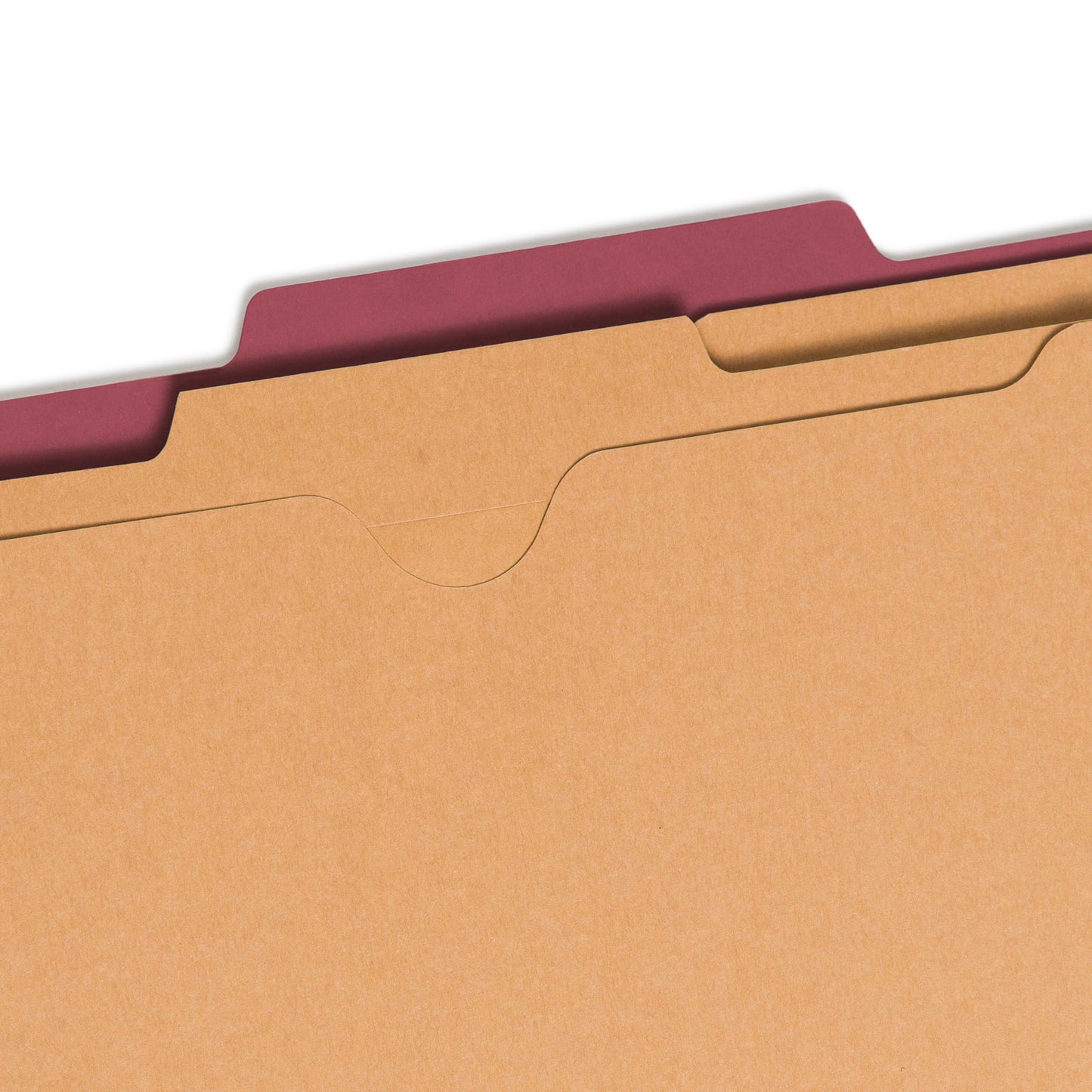 SafeSHIELD® Pressboard Classification File Folders with Pocket Dividers, Bright Red Color, Letter Size, Set of 10, 30086486140820