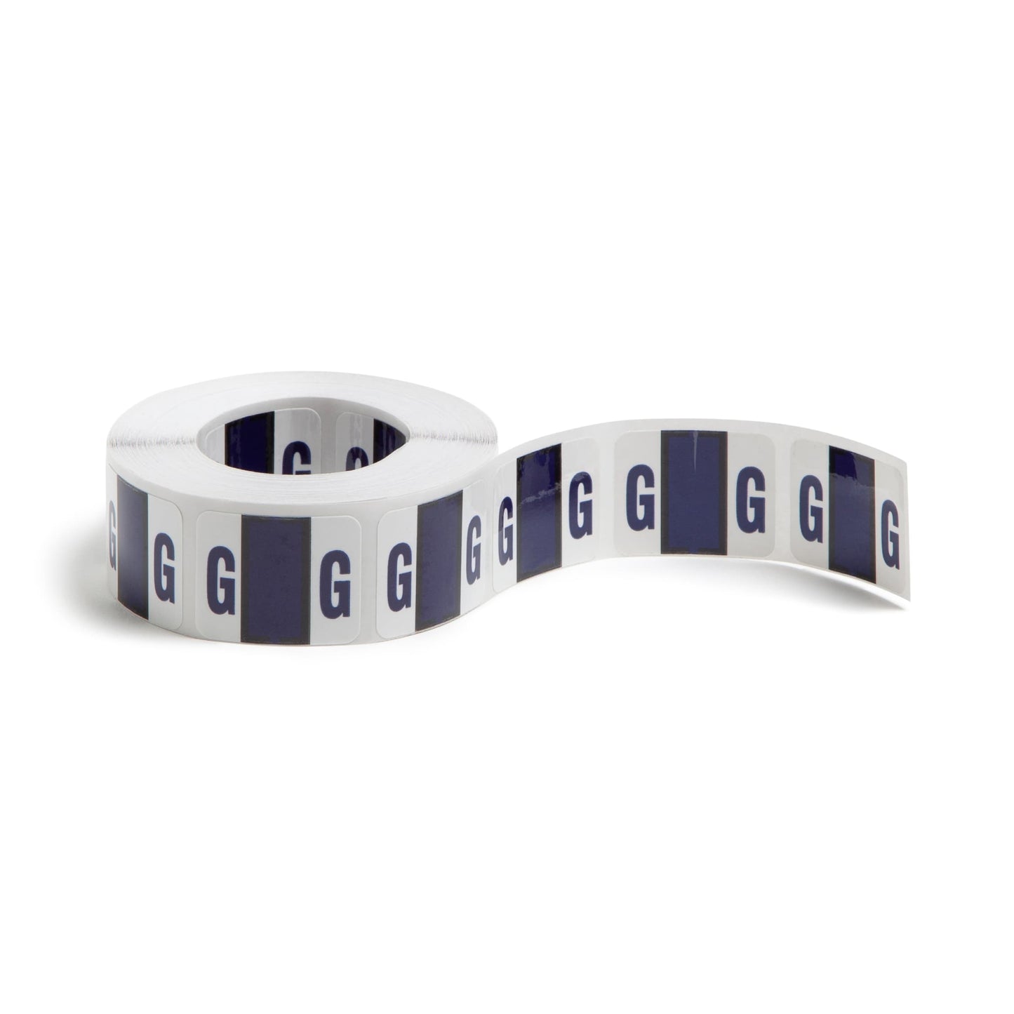 BCCR Bar Style Color-Coded Alphabetic Labels, A-Z Rolls, Violet Color, 1-1/4" X 1" Size, Set of 50, 086486670777