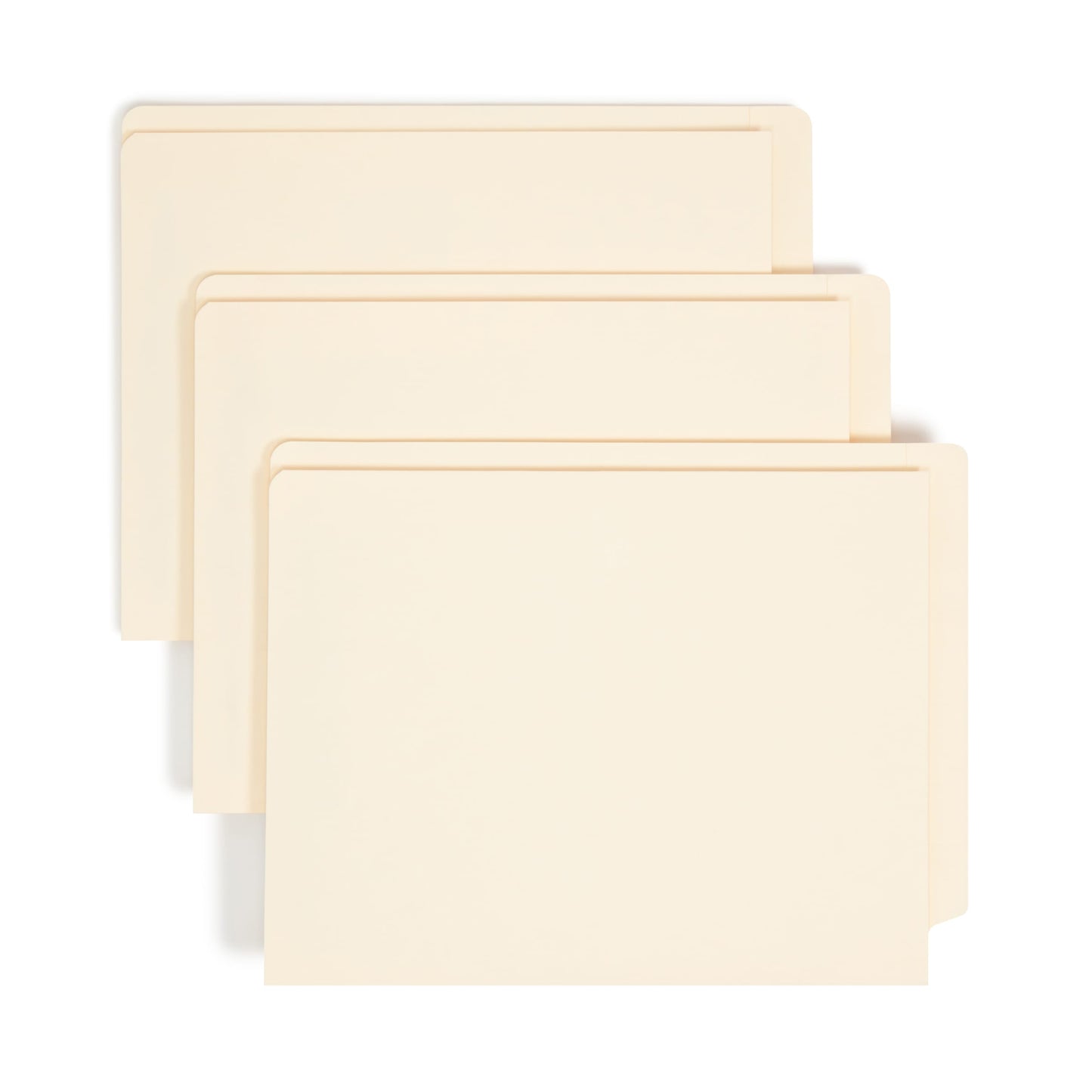 Fastener File Folders, Straight Cut, 1 Pocket, Manila, Letter, Manila Color, Letter Size, Set of 25, 086486340991