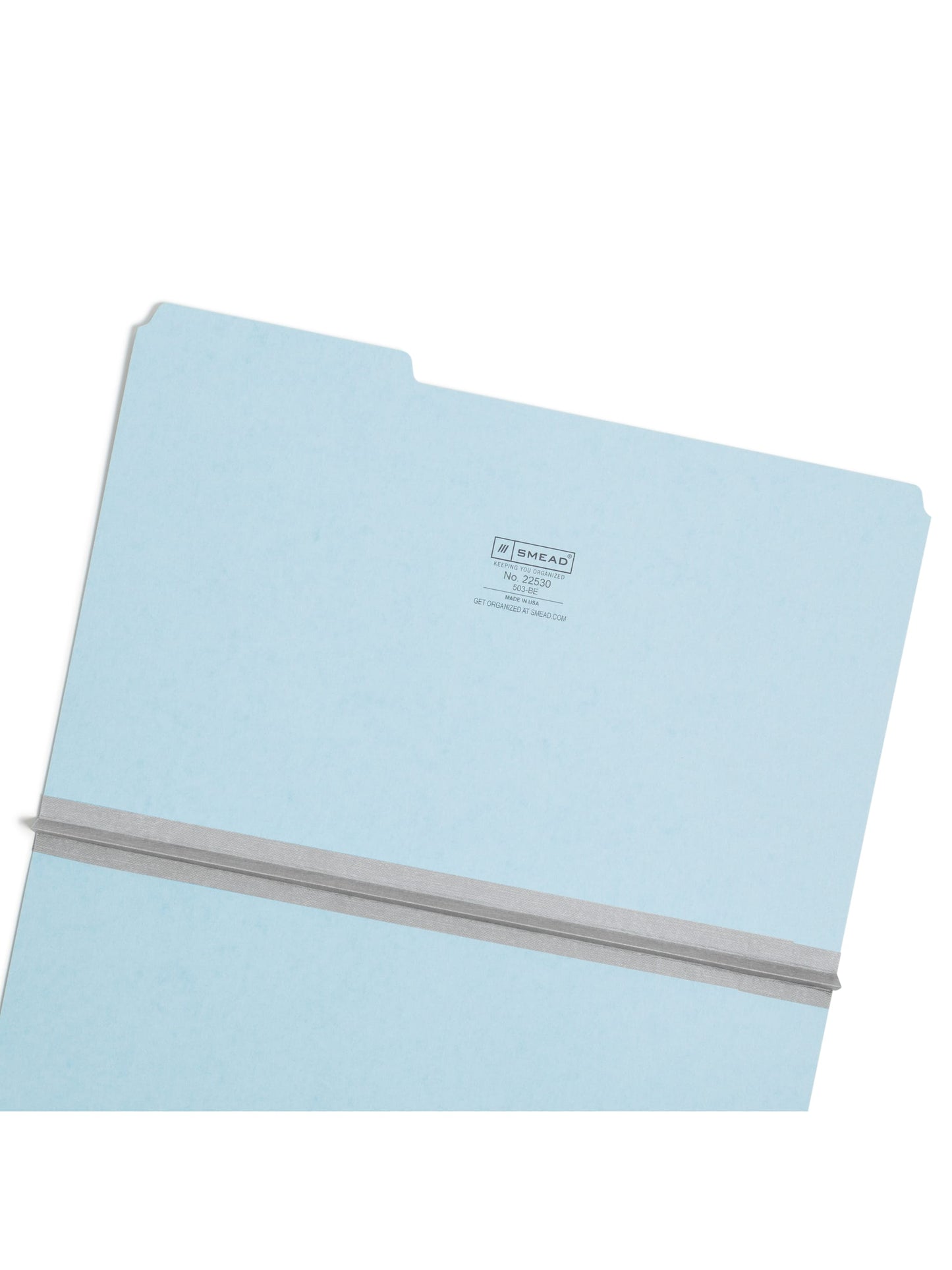 Pressboard File Folder, 1 inch Expansion, 1/3-Cut Tab, Blue Color, Legal Size, Set of 25, 086486225304