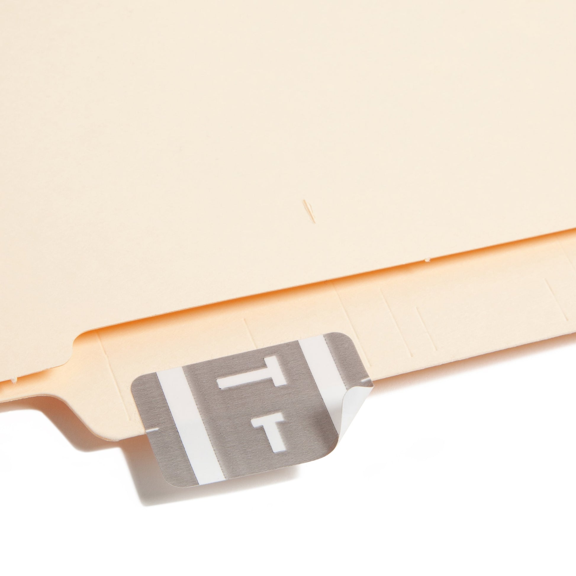 AlphaZ® ACCS Color Coded Alphabetic Labels - Sheets, Gray Color, 1" X 1-5/8" Size, Set of 100, 086486671903