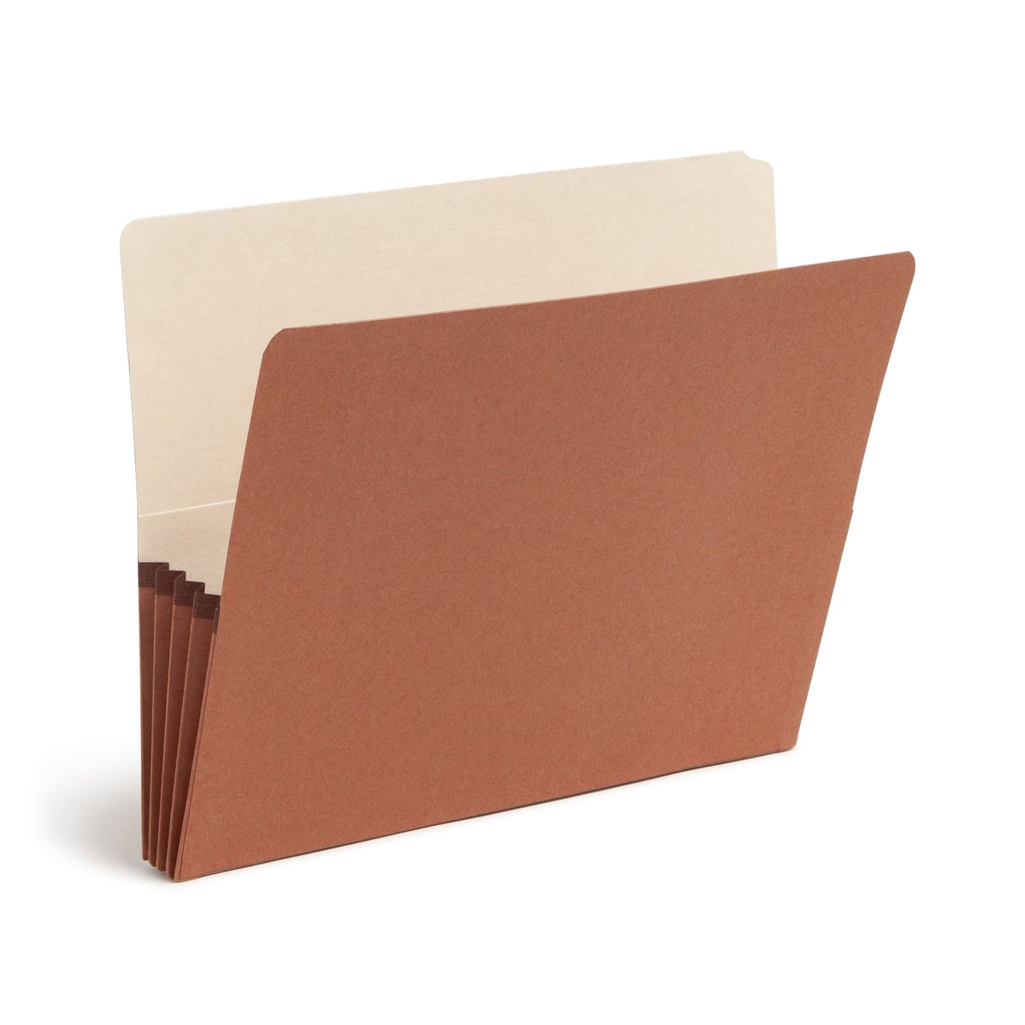 Reinforced End Tab File Pockets, 4 inch High Tab, 3-1/2 inch Expansion, Redrope Color, Letter Size, Set of 10, 30086486736245