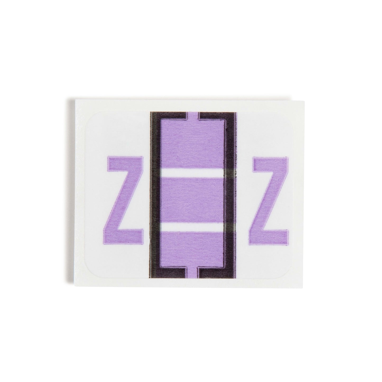 BCCR Bar Style Color-Coded Alphabetic Labels, A-Z Rolls, Lavender Color, 1-1/4" X 1" Size, Set of 50, 086486670968