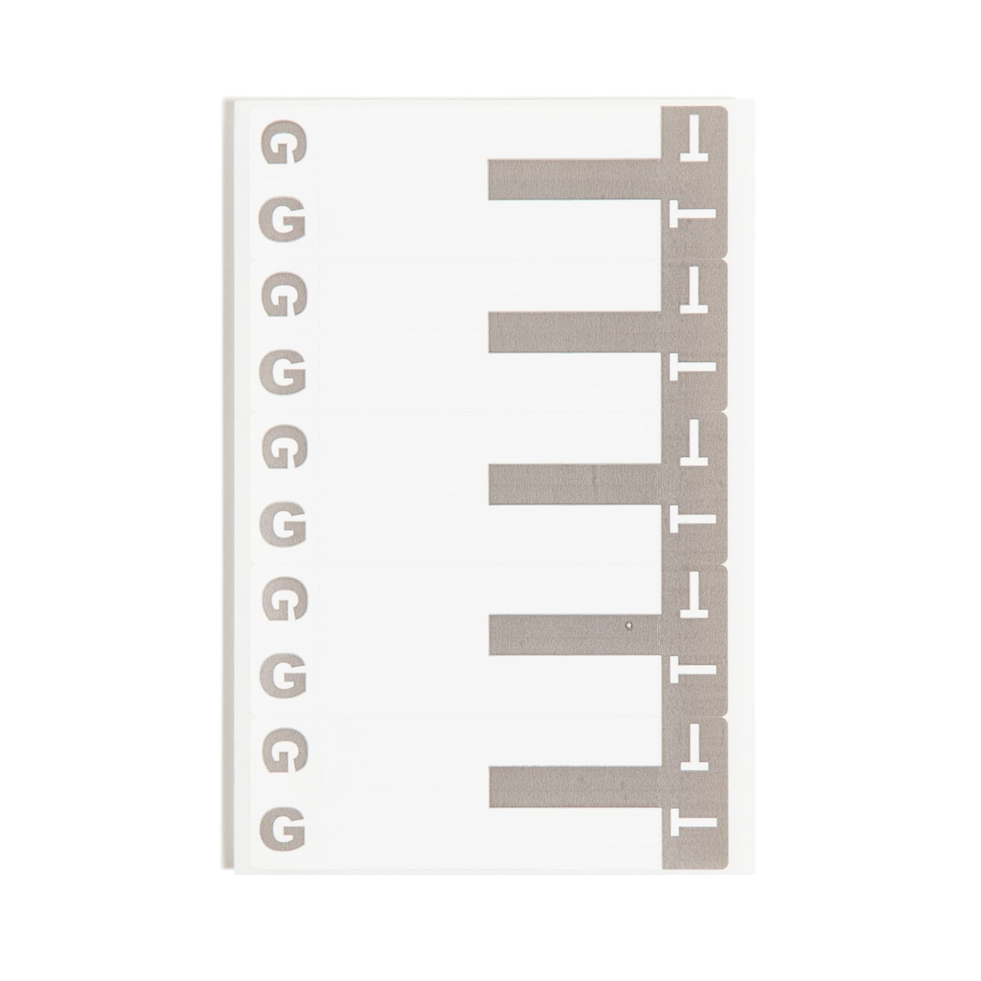 AlphaZ® NCC Color-Coded Name Labels - Sheets, Gray Color, 3-5/8" X 1-5/32" Size, Set of 100, 086486671583