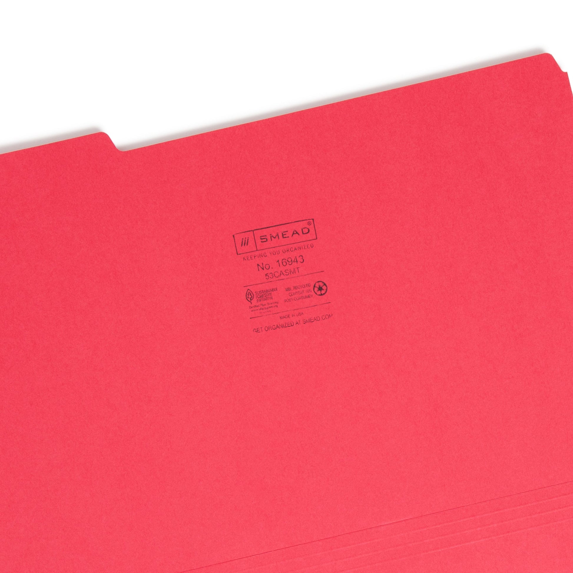 Standard File Folders, 1/3-Cut Tab, Assorted Colors Color, Legal Size, Set of 100, 086486169431