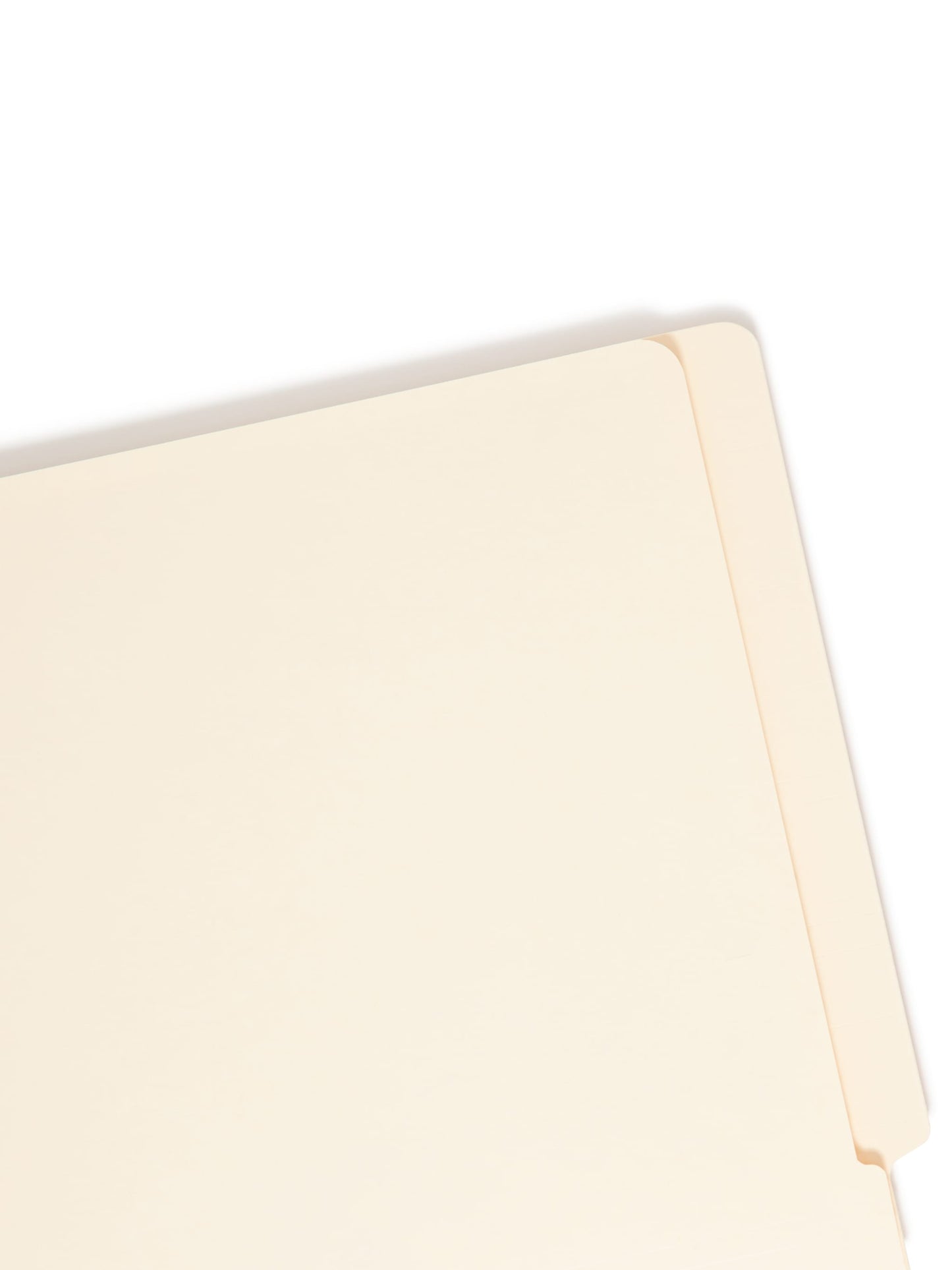 Shelf-Master® Reinforced End Tab Fastener File Folders, Straight-Cut Tab, Manila Color, Letter Size, Set of 50, 086486341103