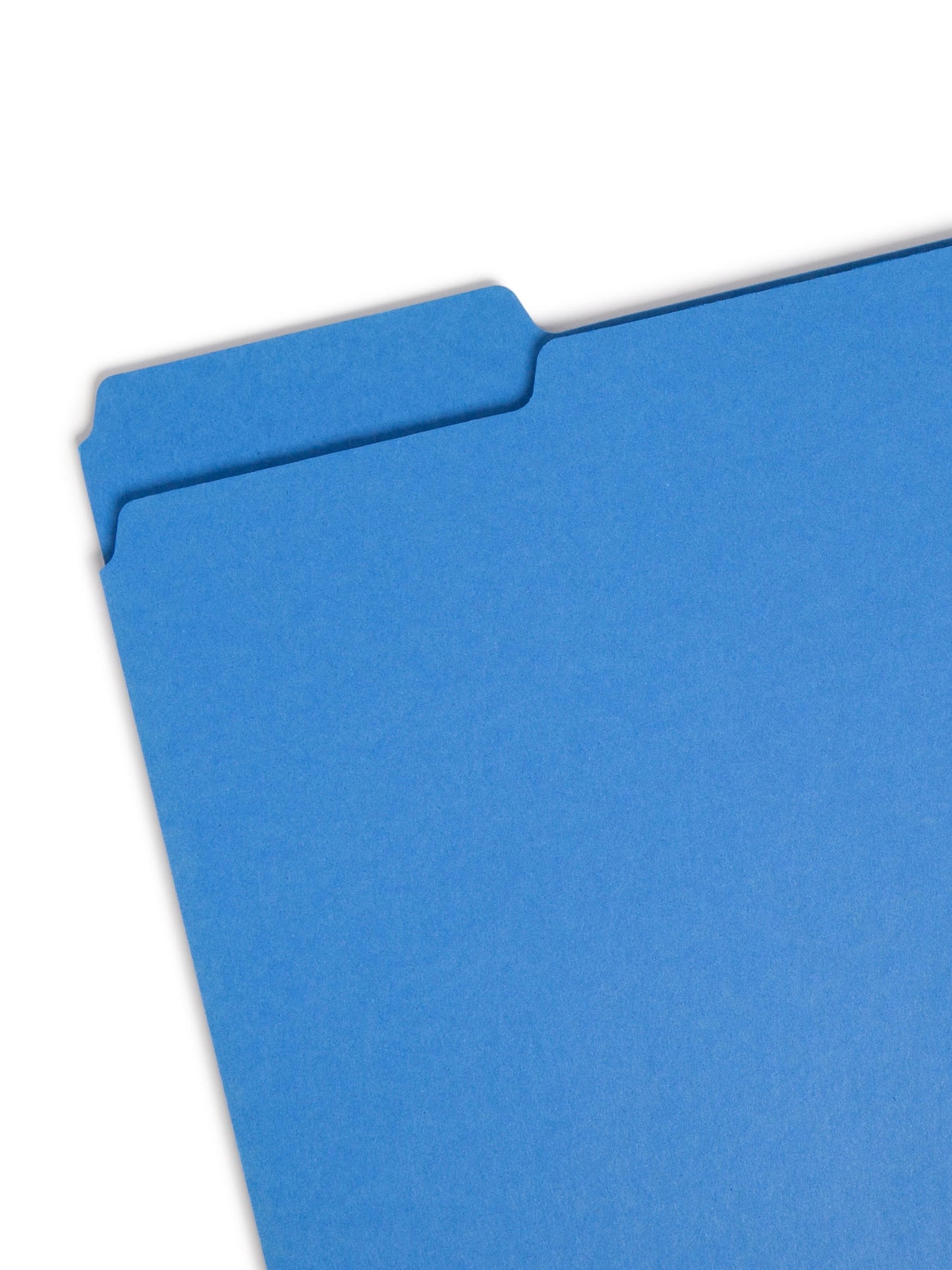 Pressboard File Folder, 1 inch Expansion, 1/3-Cut Tab, Dark Blue Color, Letter Size, Set of 25, 086486215411