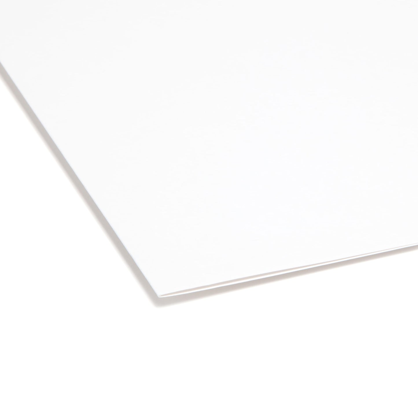 Reinforced Tab File Folders, Straight-Cut Tab, White Color, Letter Size, Set of 100, 086486128100