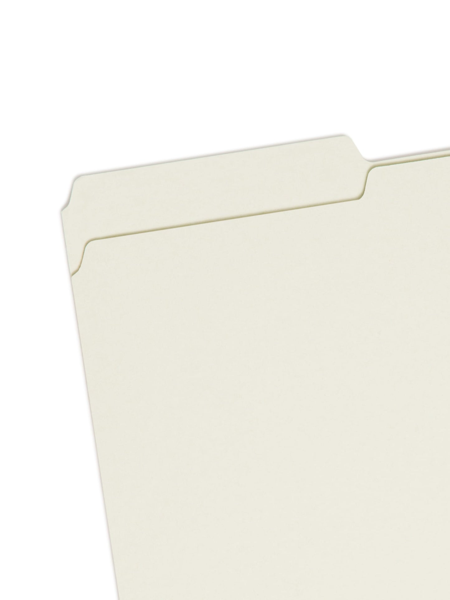 SafeSHIELD® Pressboard Fastener File Folders, 1 inch Expansion, 1/3-Cut Tab, Gray/Green Color, Legal Size,