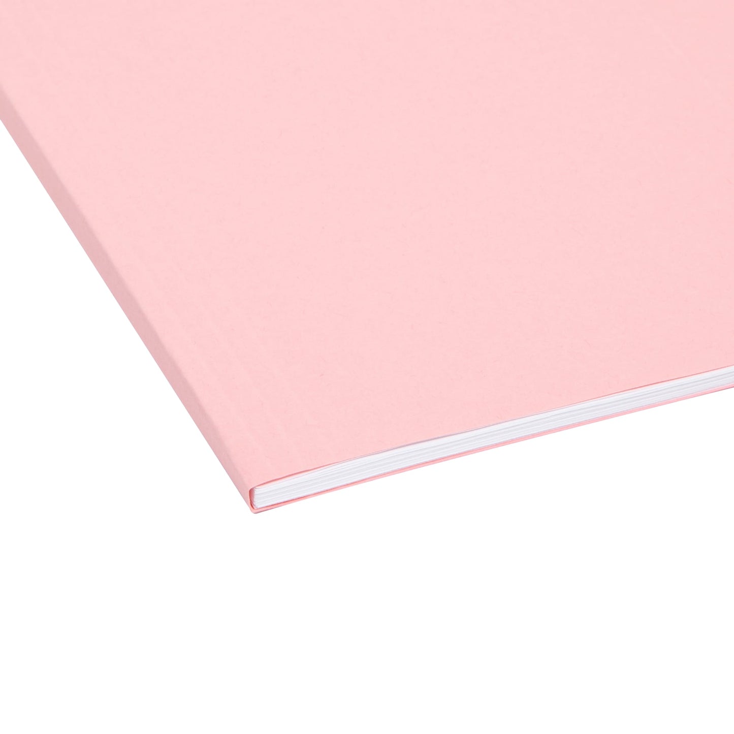 Standard Hanging File Folders with 1/5-Cut Tabs, Pink Color, Letter Size, Set of 25, 086486640664