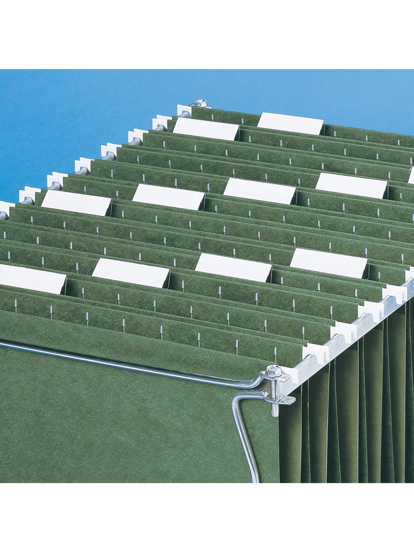 Standard Hanging File Folders with 1/5-Cut TabsStandard Hanging File Folders, 1/5 Cut, Standard Green, Letter, Standard Green, Letter Size, Set of 50, 086486640299