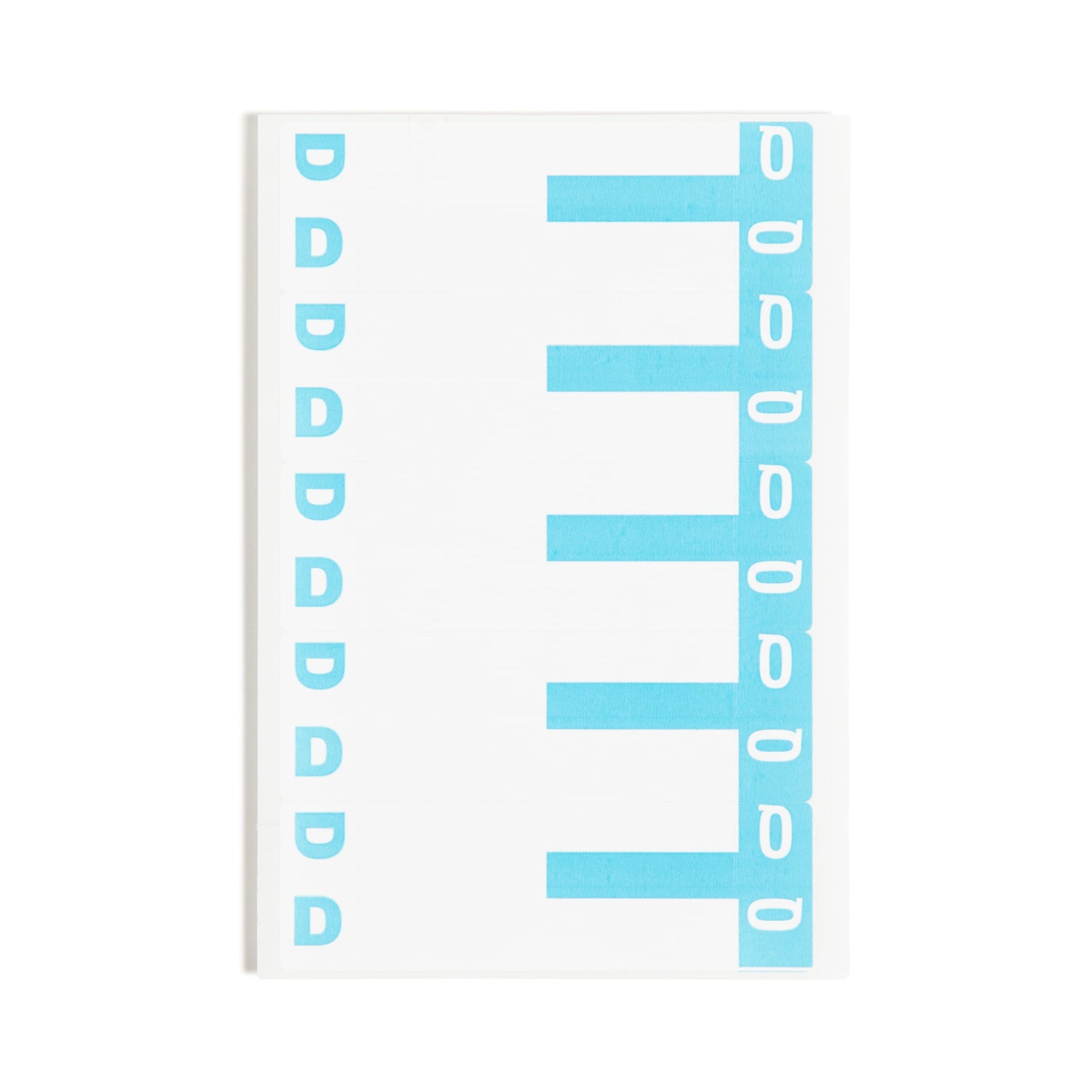 AlphaZ® NCC Color-Coded Name Labels - Sheets, Light Blue Color, 3-5/8" X 1-5/32" Size, Set of 100, 086486671552