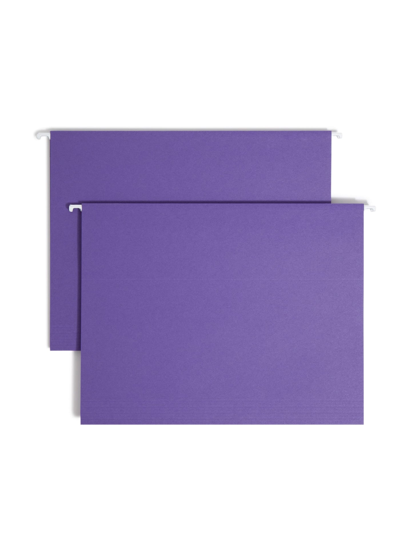 Standard Hanging File Folders, Purple Color, Letter Size, Set of 25, 086486644365