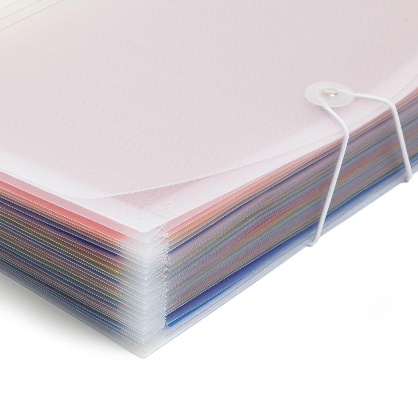 Expanding File Organizer, 13 Pockets, 5 Colored Dividers, 1/6-Cut Tab, Assorted Colors Color, Letter Size, Set of 1, 086486708975
