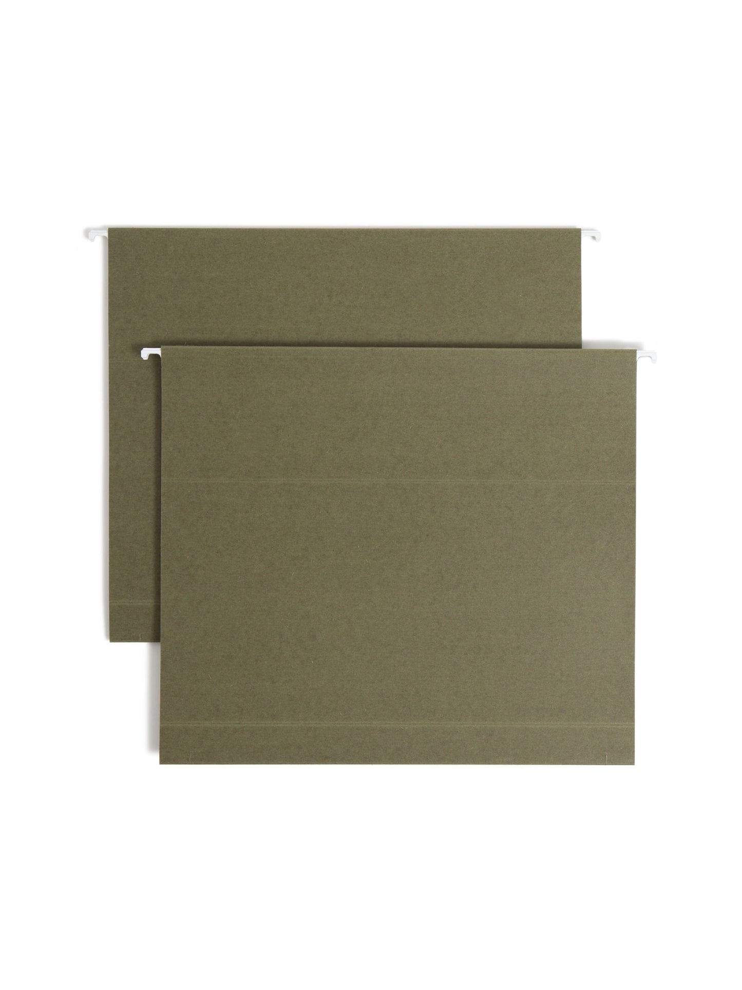 100% Recycled Hanging Box Bottom File Folders, Standard Green Color, Letter Size, Set of 25, 086486650908