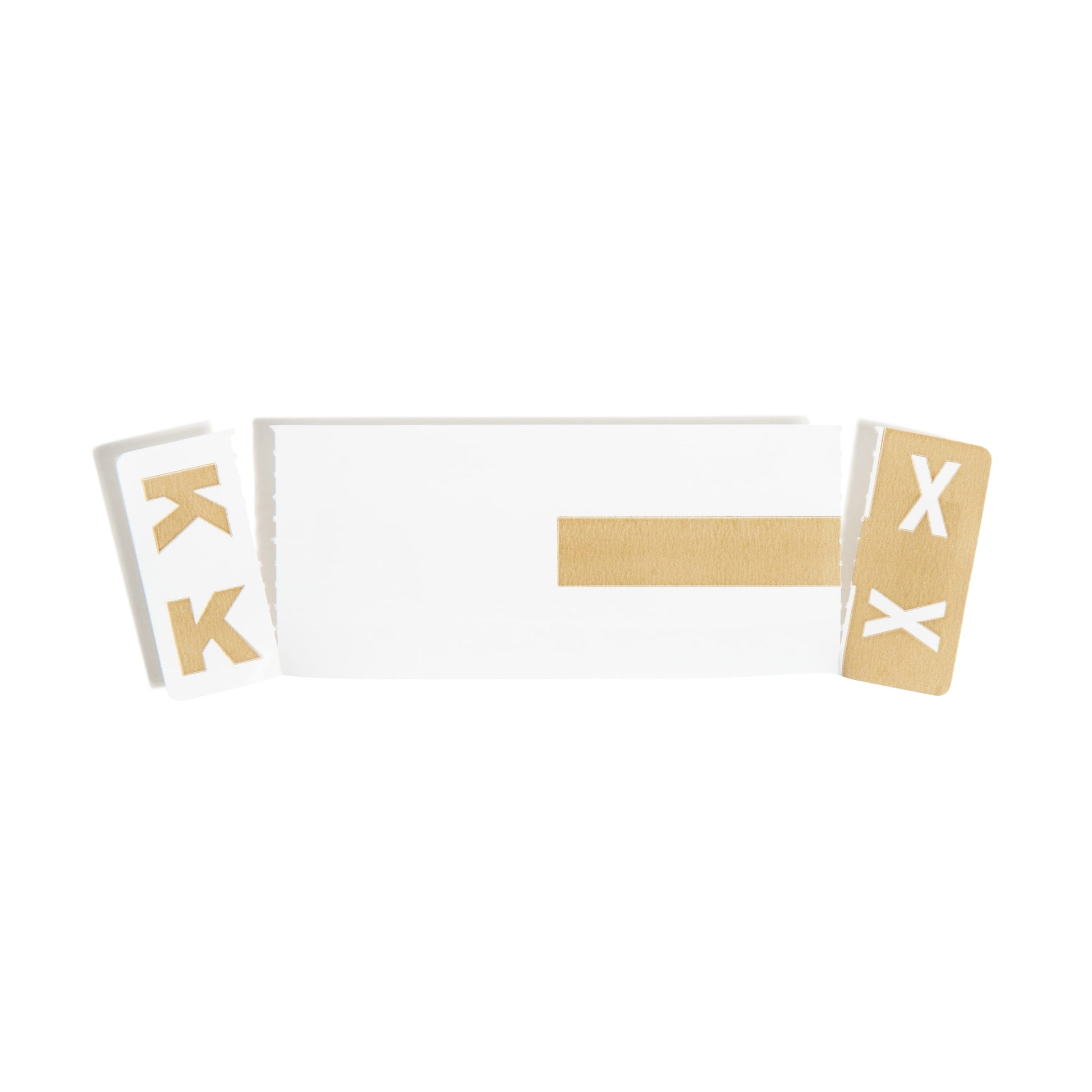 AlphaZ® NCC Color-Coded Name Labels - Sheets, Light Brown Color, 3-5/8" X 1-5/32" Size, Set of 100, 086486671620