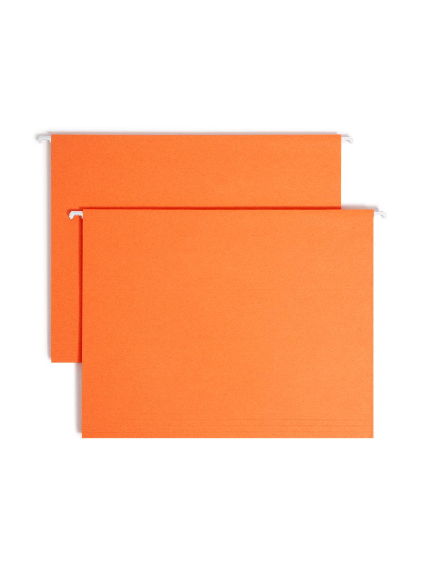 Standard Hanging File Folders, Orange Color, Letter Size, Set of 25, 086486644358
