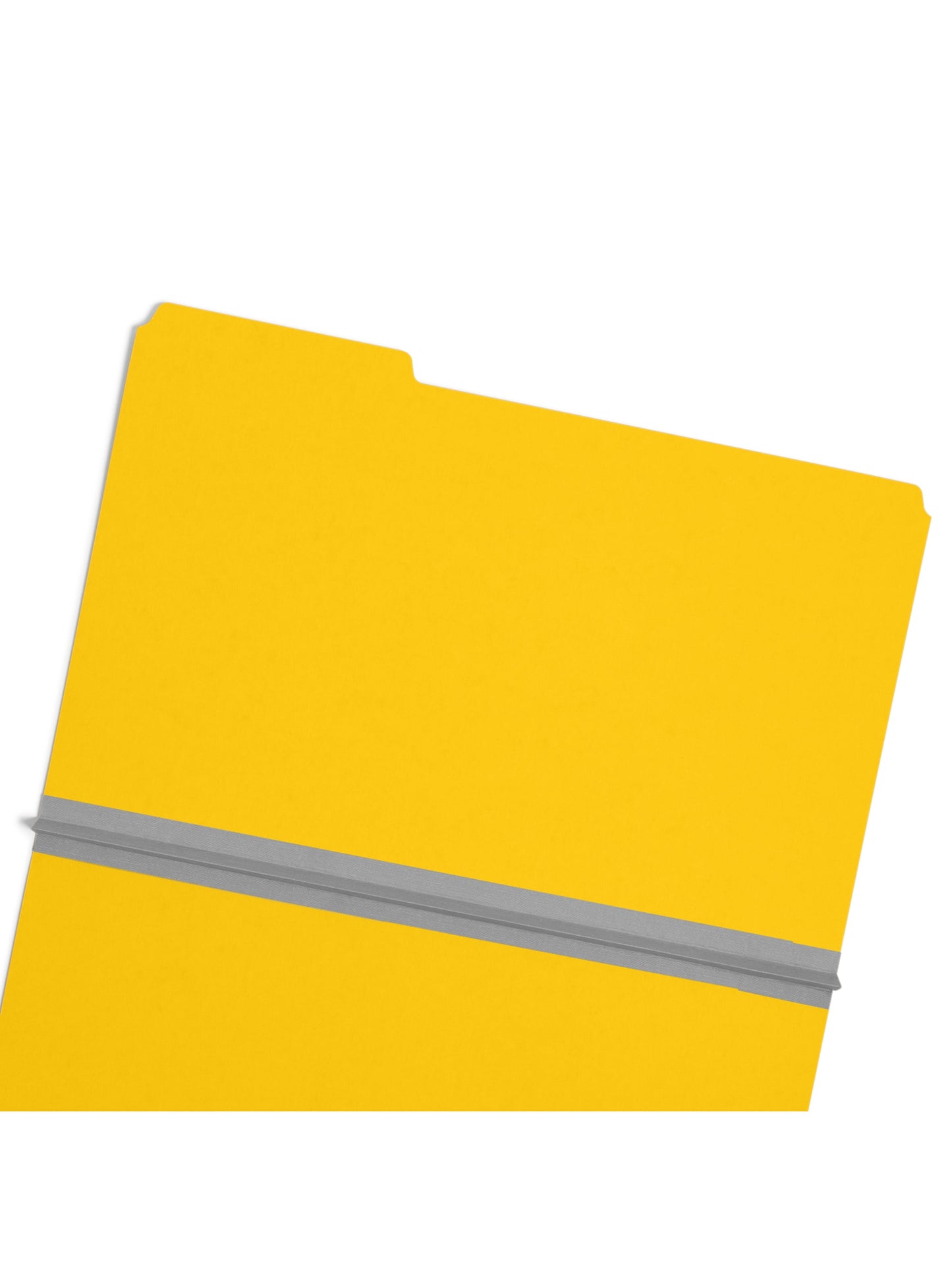 Pressboard File Folder, 1 inch Expansion, 1/3-Cut Tab, Yellow Color, Legal Size, Set of 25, 086486225625
