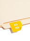 DCC Color-Coded Numeric Labels - Rolls, Yellow Color, 1-1/2" X 1-1/2" Size, Set of 1, 086486674201
