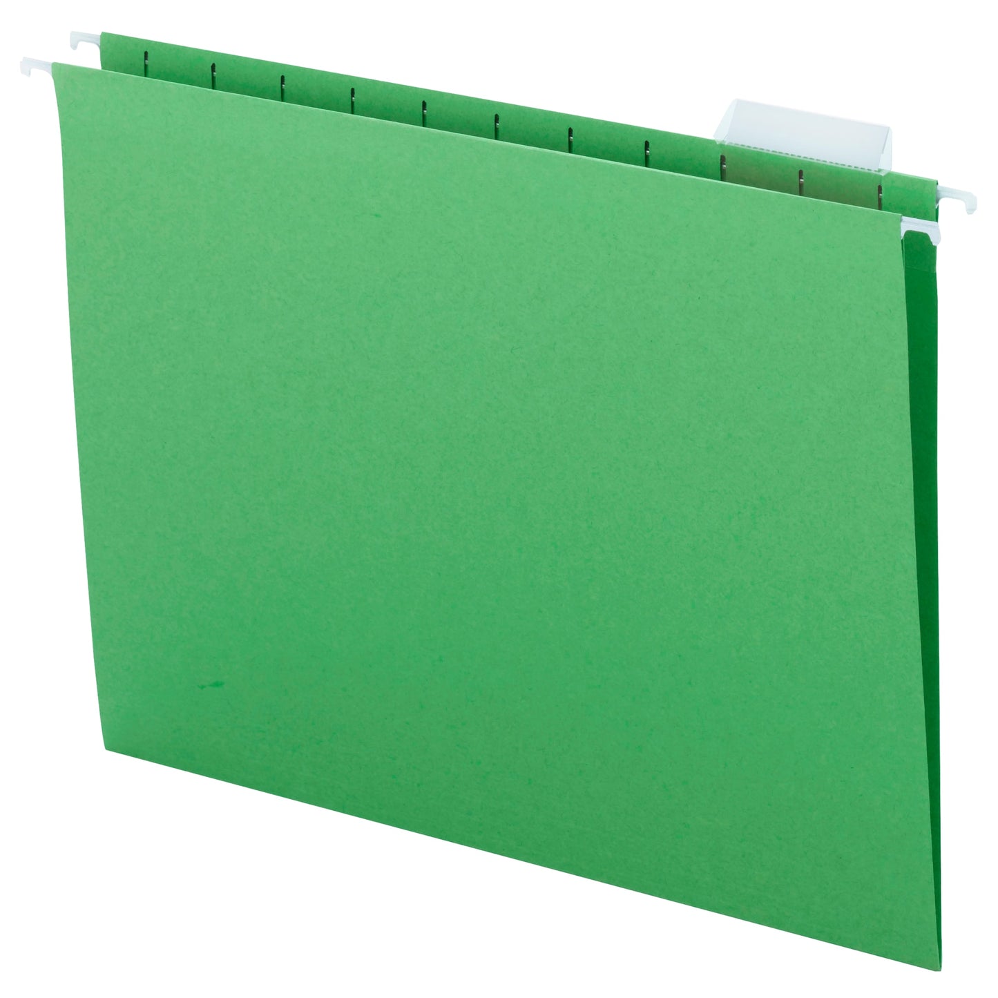 Standard Hanging File Folders with 1/5-Cut Tabs, Green Color, Letter Size, Set of 25, 086486640619