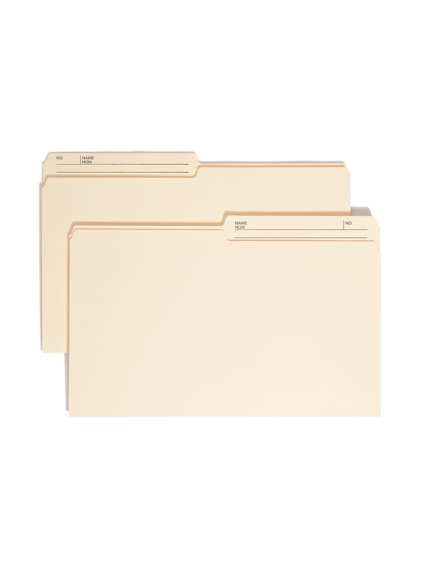 WaterShed®/CutLess® Reversible Printed Tab File Folders, Manila Color, Legal Size, 086486153904