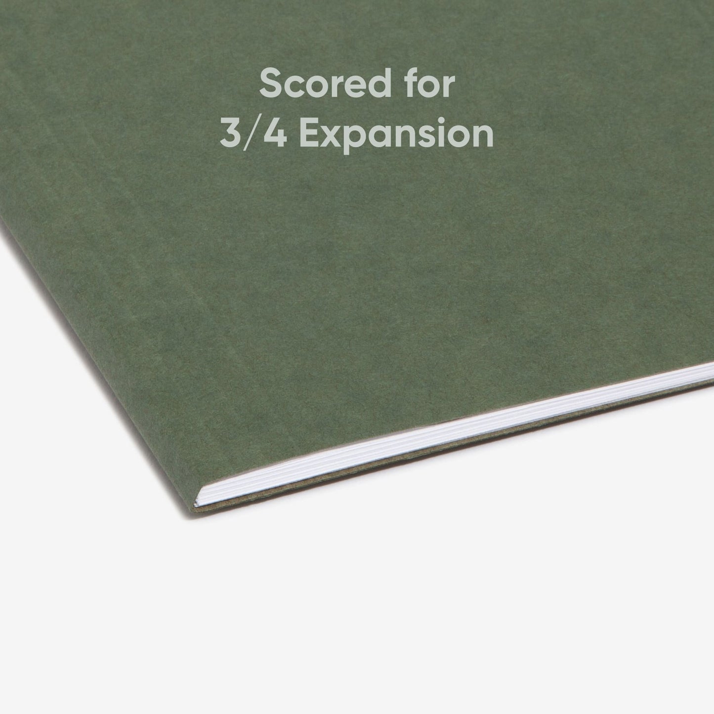 Standard Hanging File Folders with 1/5-Cut Tabs, Standard Green Color, Letter Size, Set of 25, 086486640558