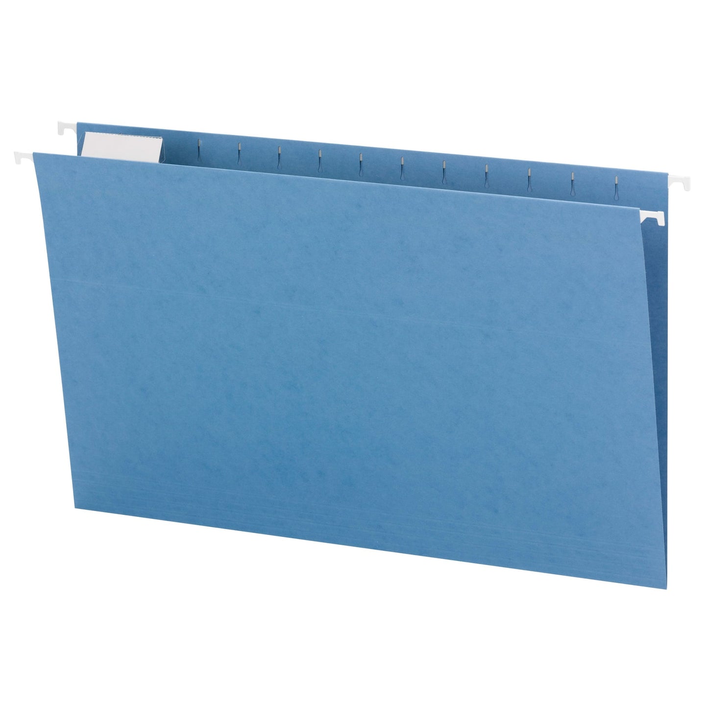 Standard Hanging File Folders with 1/5-Cut Tabs, Blue Color, Legal Size, Set of 25, 086486641609