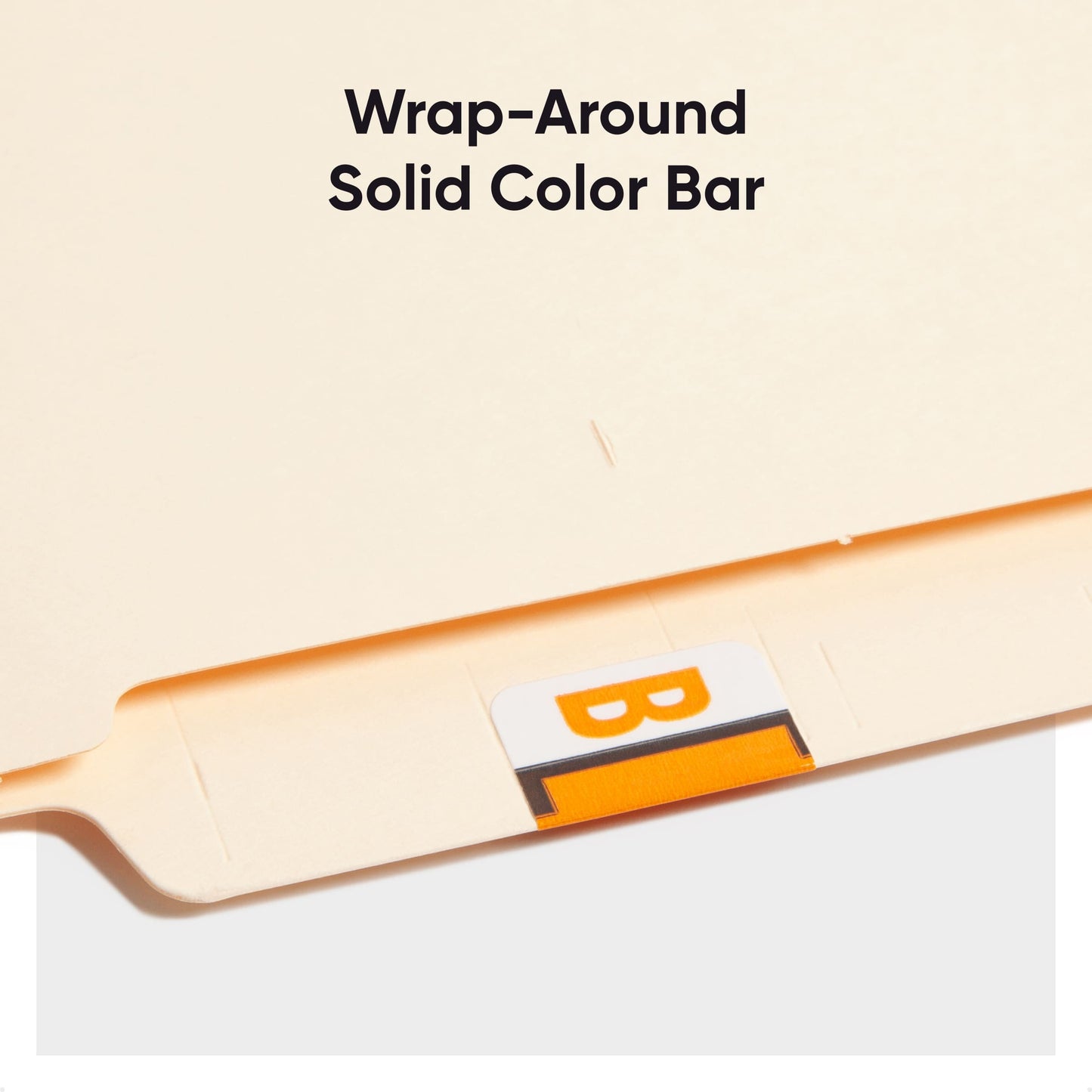 BCCR Bar Style Color-Coded Alphabetic Labels, A-Z Rolls, Light Orange Color, 1-1/4" X 1" Size, Set of 50, 086486670722