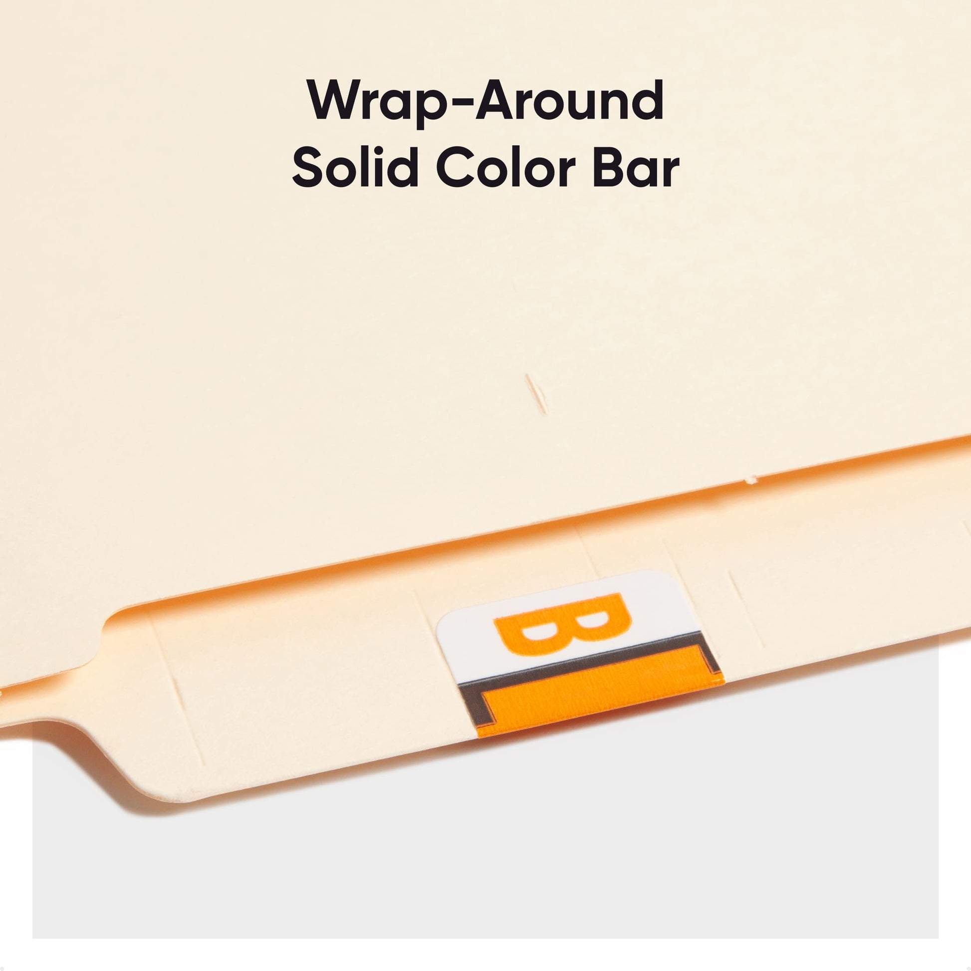 BCCR Bar Style Color-Coded Alphabetic Labels, A-Z Rolls, Light Orange Color, 1-1/4" X 1" Size, Set of 50, 086486670722