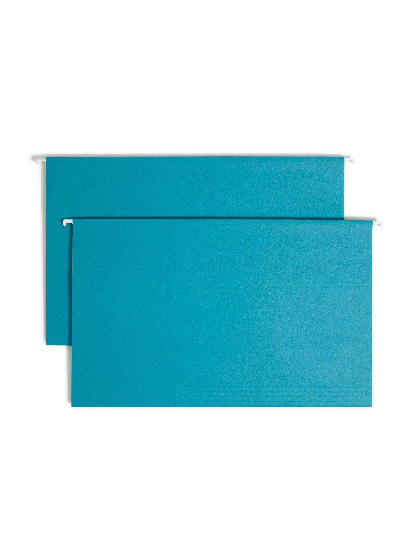 Standard Hanging File Folders, Teal Color, Legal Size, Set of 25, 086486644907