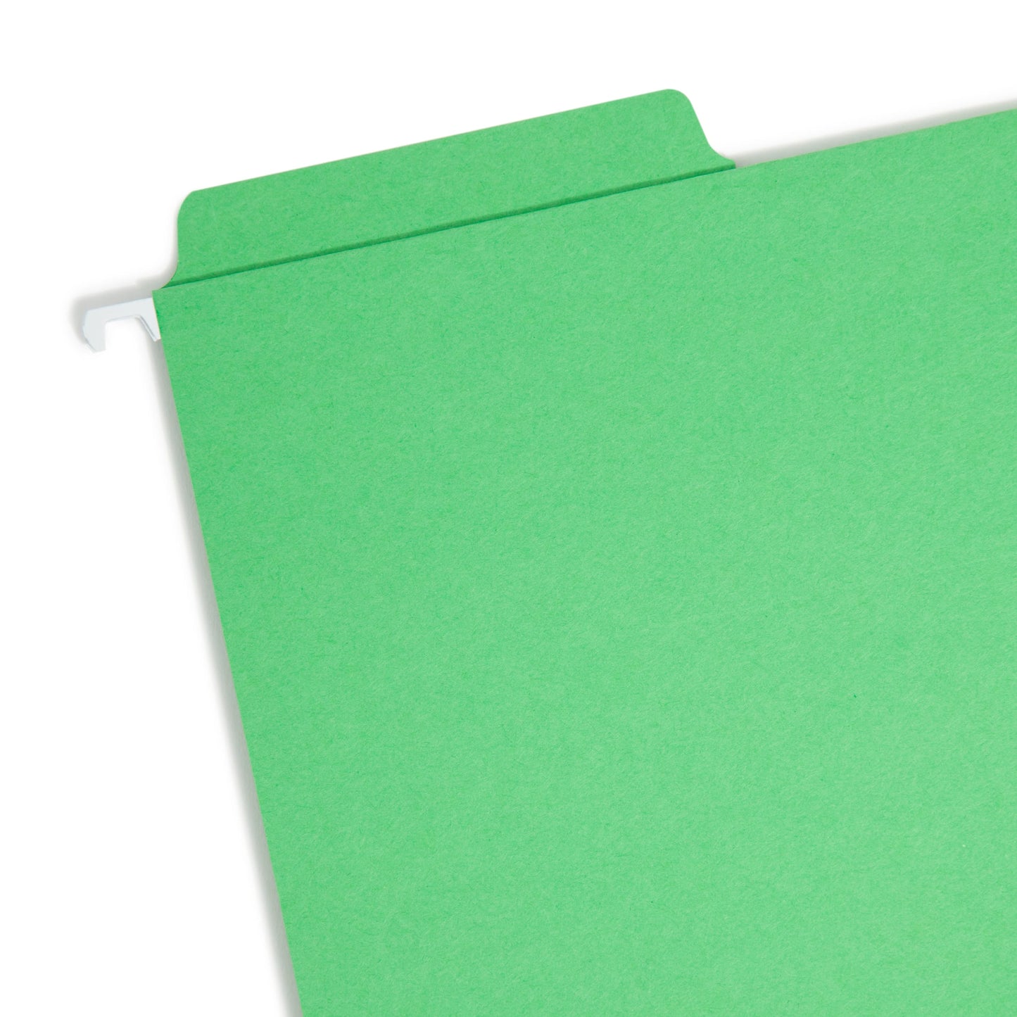 FasTab® Hanging File Folders, 1/3-Cut Tab, Green Color, Letter Size, Set of 20, 086486640985