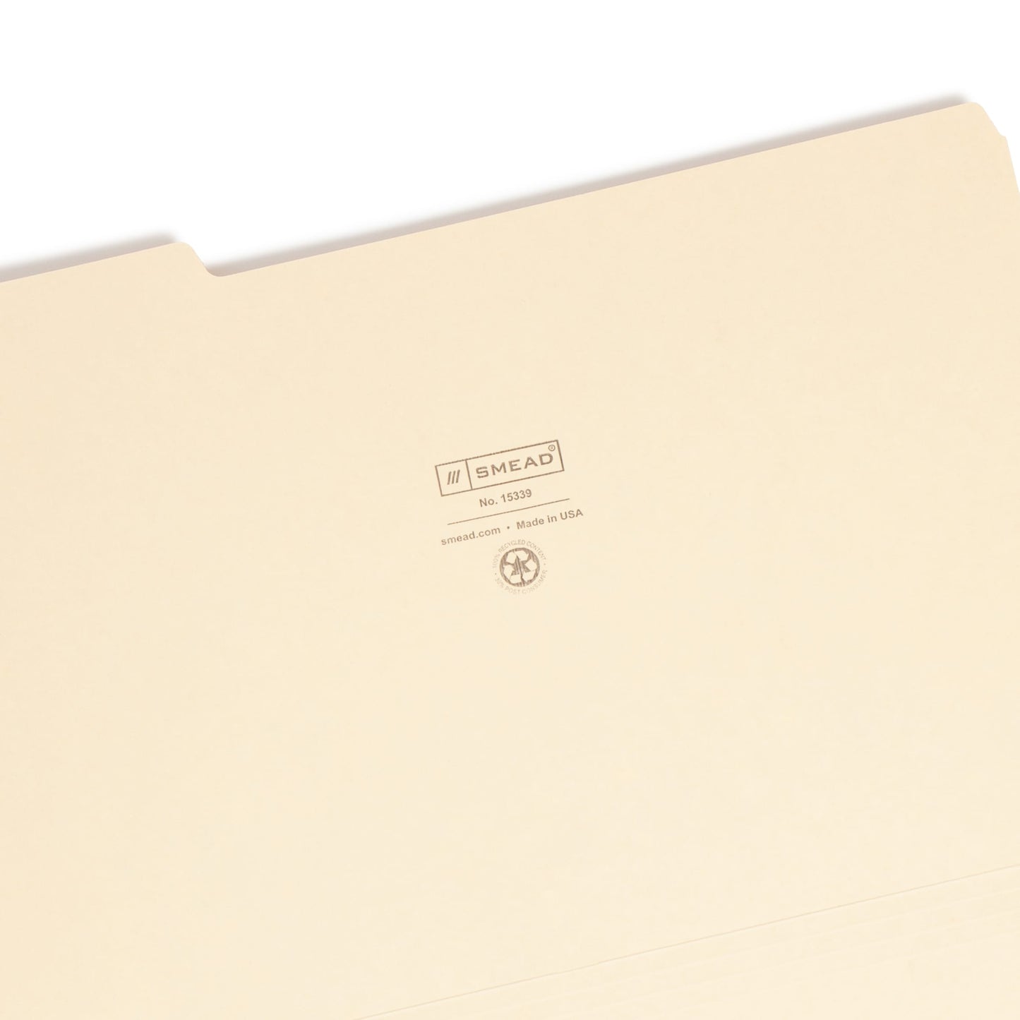 100% Recycled File Folders, Manila Color, Legal Size, Set of 100, 086486153393