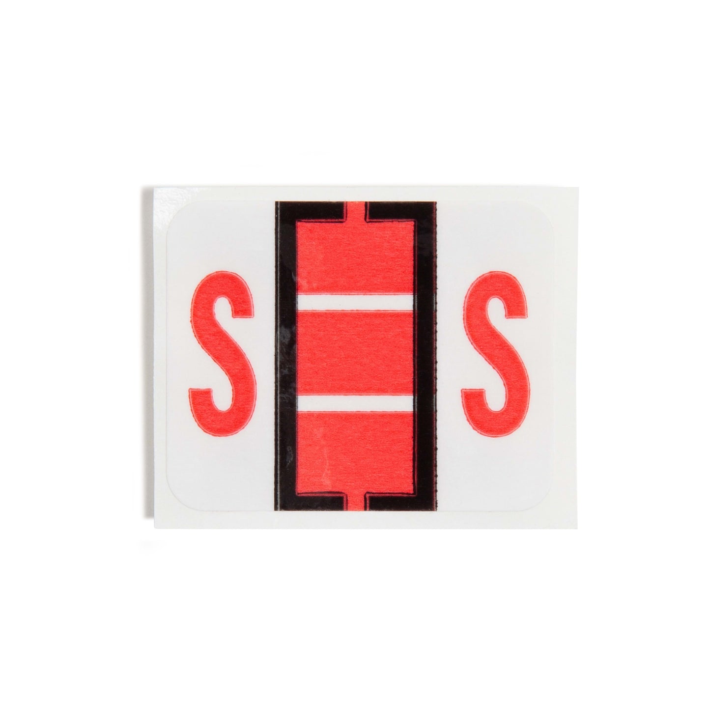 BCCR Bar Style Color-Coded Alphabetic Labels, A-Z Rolls, Pink Color, 1-1/4" X 1" Size, Set of 50, 086486670890