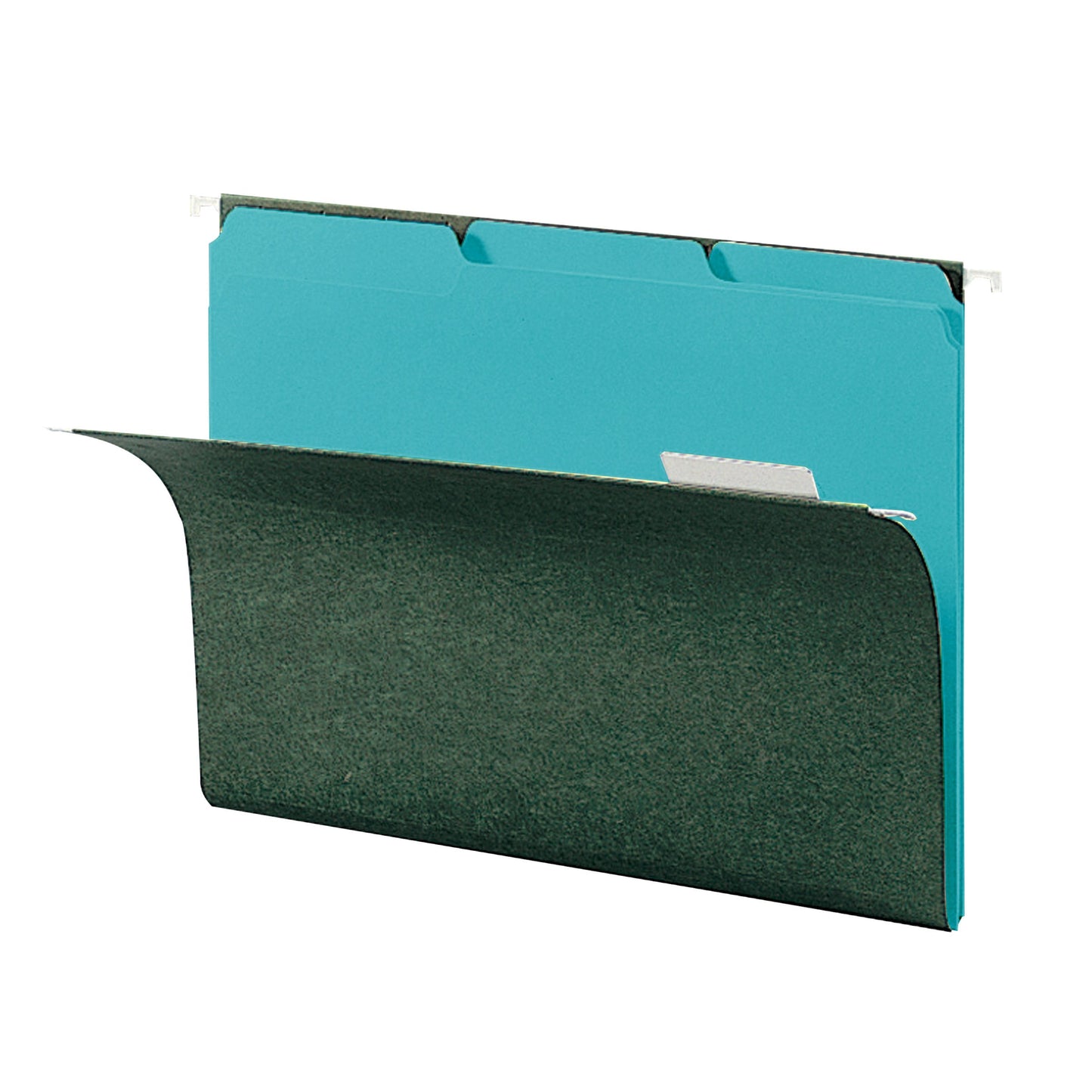 Interior File Folders, Aqua Color, Letter Size, Set of 100, 086486102353
