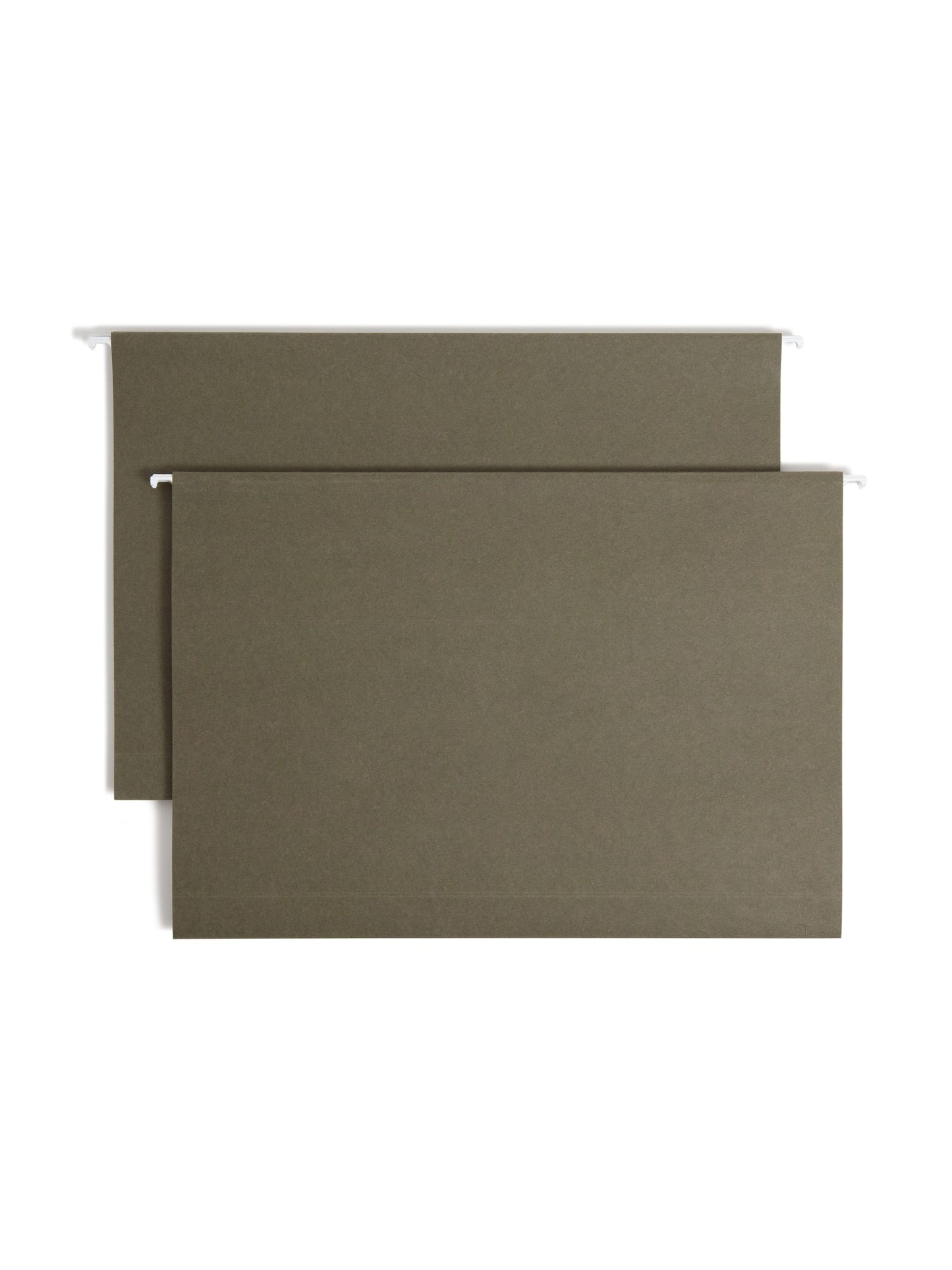 100% Recycled Hanging Box Bottom File Folders, Standard Green Color, Legal Size, Set of 25, 086486650953