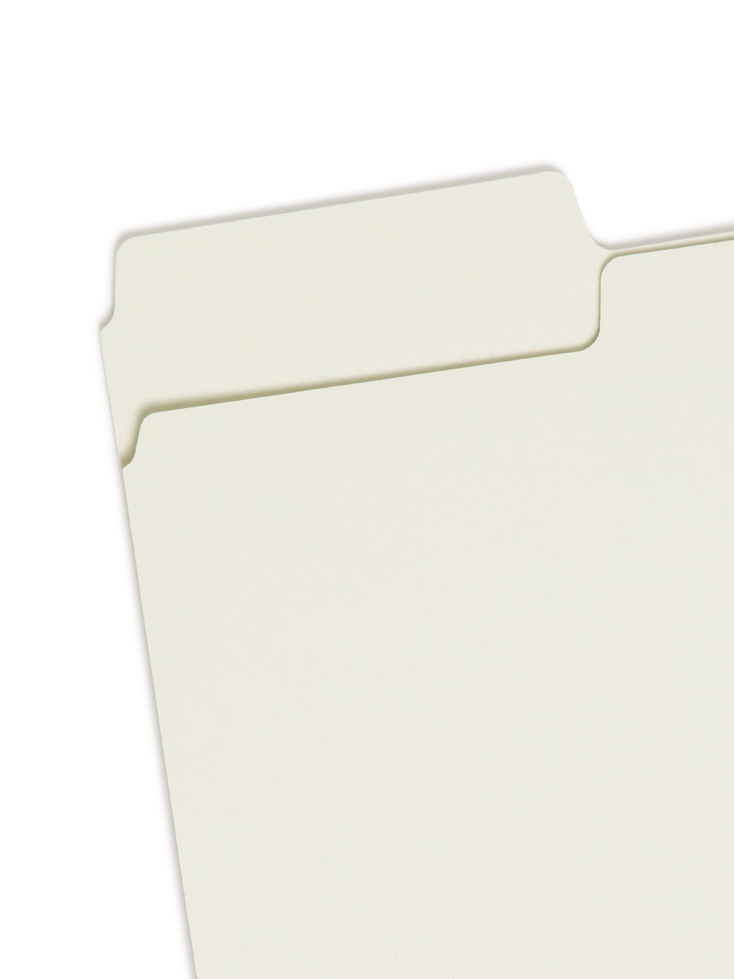 SuperTab® Pressboard Fastener File Folders, Gray/Green Color, Legal Size, Set of 25, 086486199810