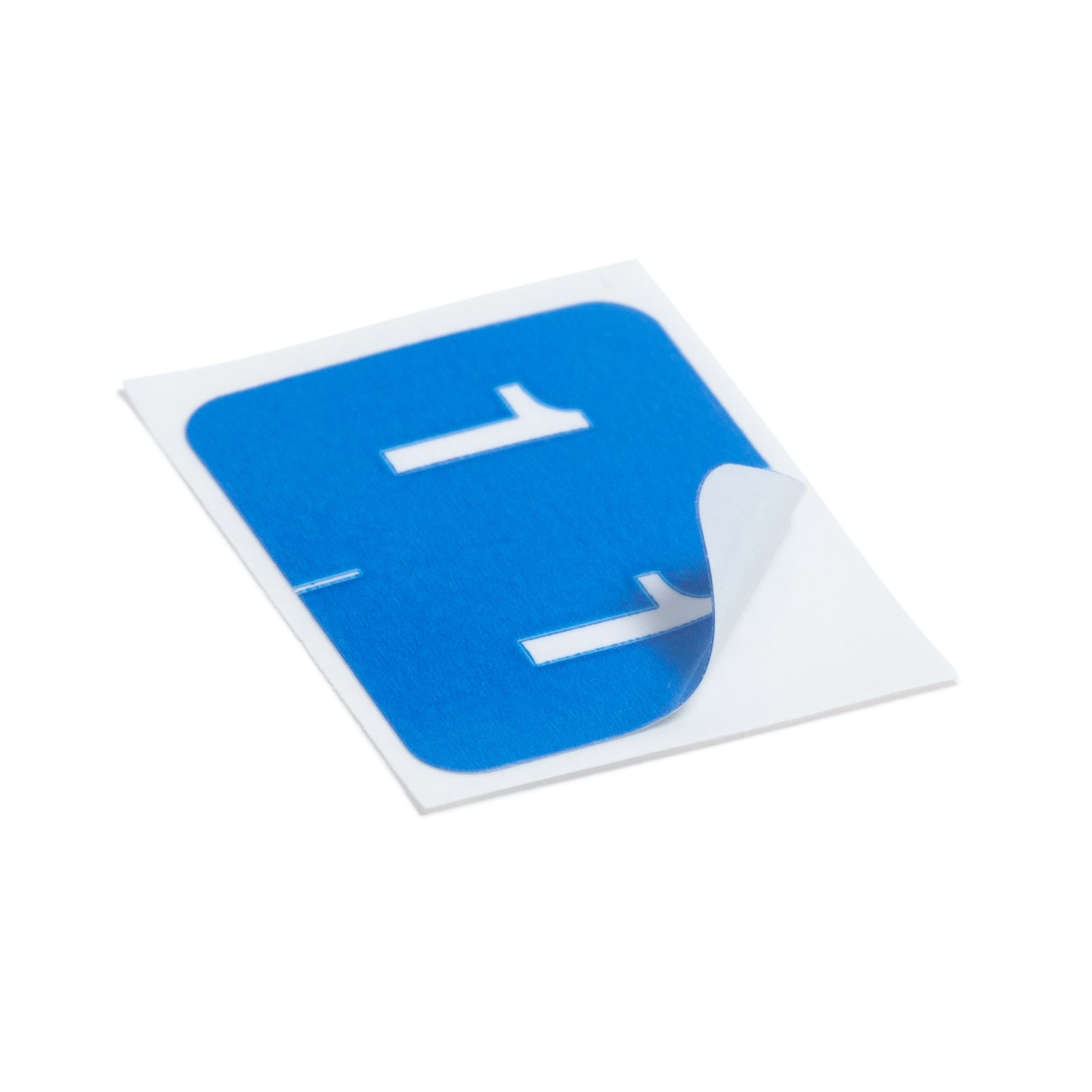 DCCRN Color-Coded Numeric Labels - Rolls, Light Blue Color, 1-1/4" X 1" Size, Set of 500, 086486673419