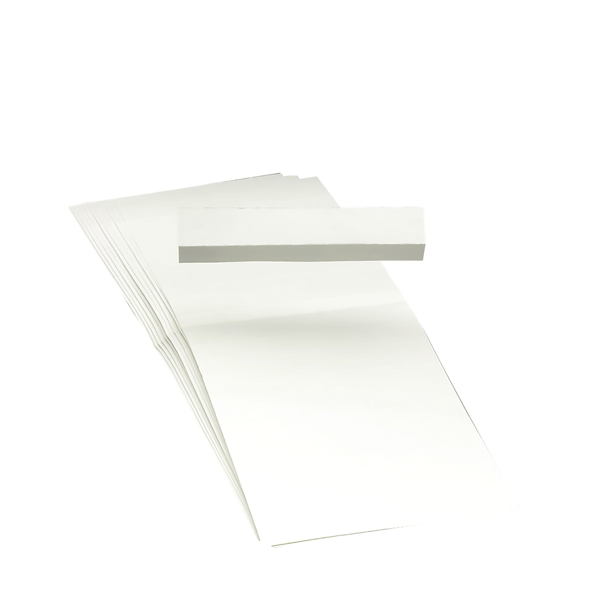 Hanging File Folder 1/3-Cut Tab Inserts, White Color, 3-1/4" Size, Set of 100, 086486686709