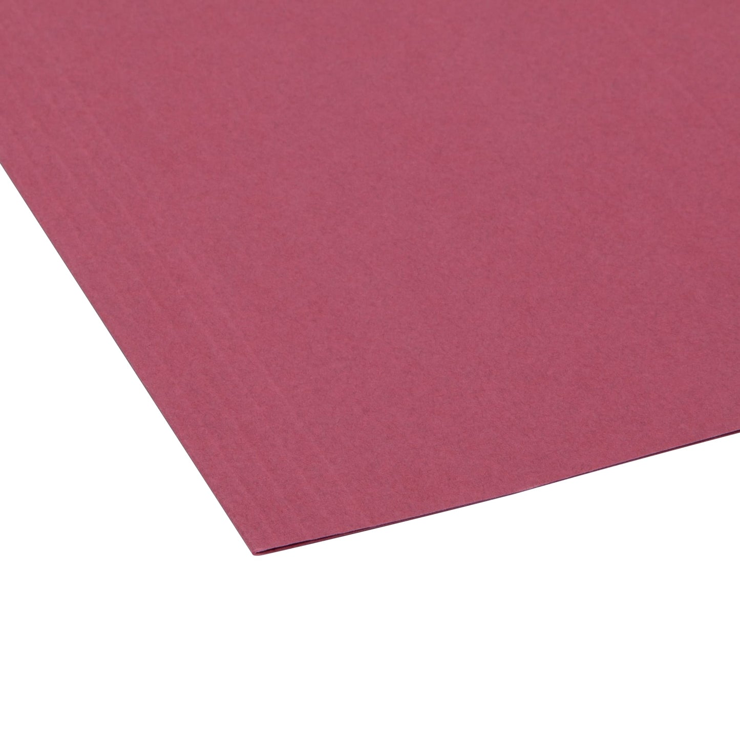 Standard Hanging File Folders with 1/5-Cut Tabs, Maroon Color, Letter Size, Set of 25, 086486640732