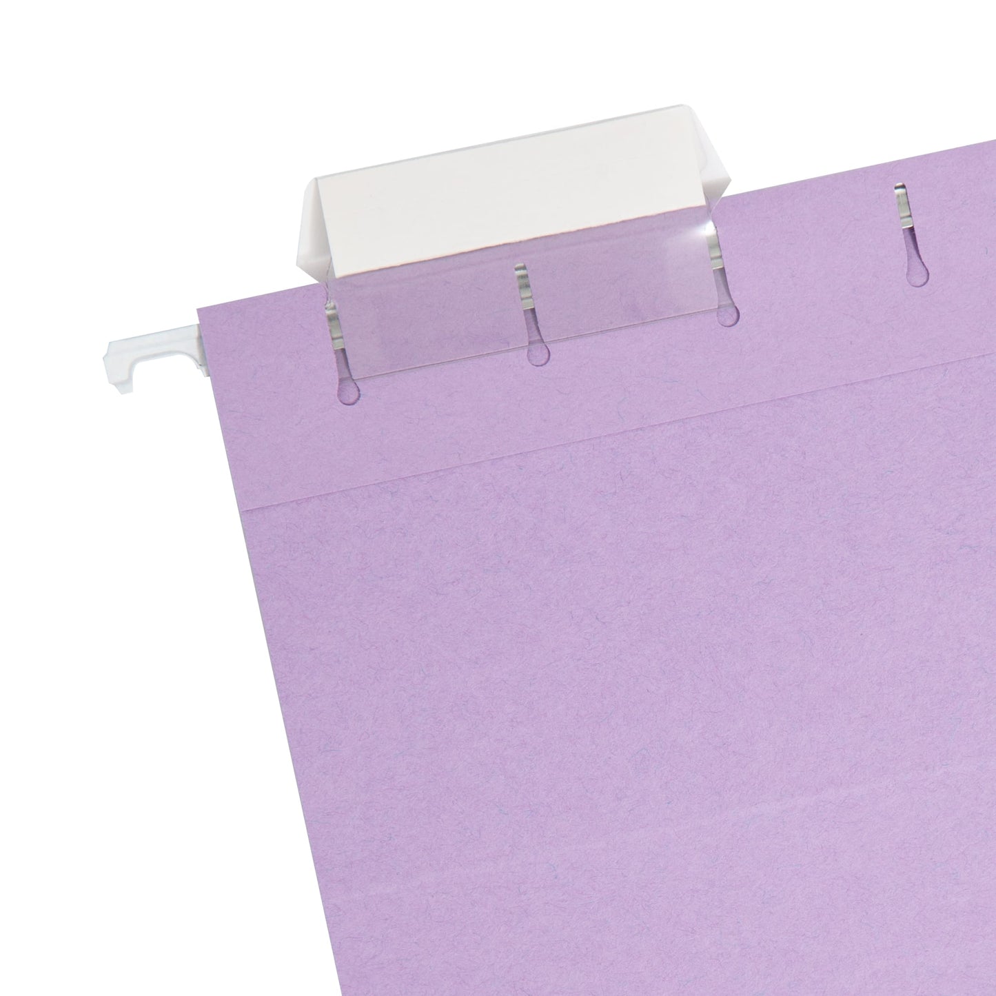 Standard Hanging File Folders with 1/5-Cut Tabs, Lavender Color, Letter Size, Set of 25, 086486640640