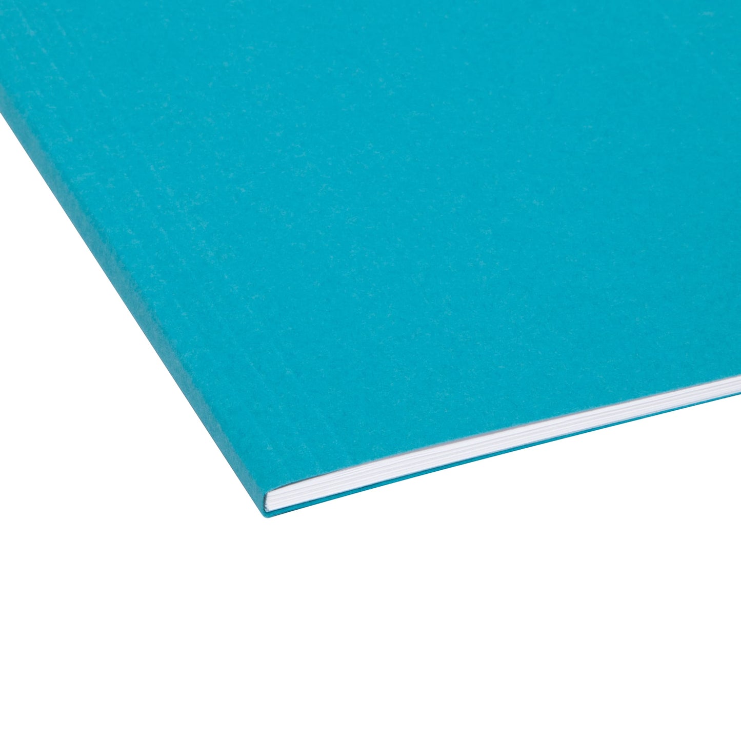 Standard Hanging File Folders with 1/5-Cut Tabs, Teal Color, Letter Size, Set of 25, 086486640749