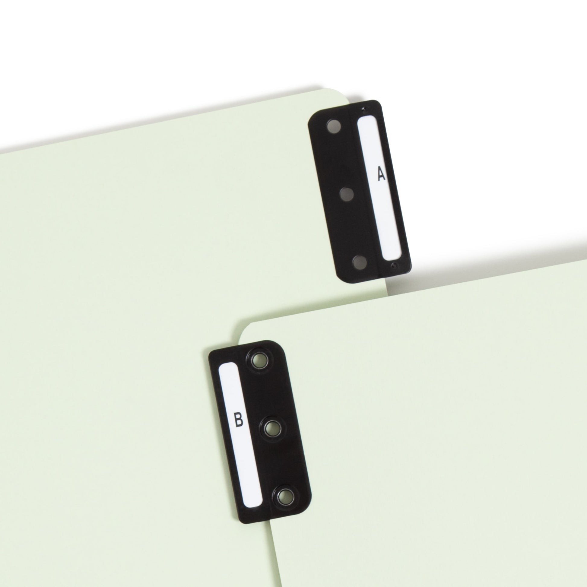 100% Recycled End Tab Pressboard Extra-Wide Filing Guides with Metal Tabs, A-Z, Gray/Green Color, Extra Wide Letter Size, Set of 25, 086486616768