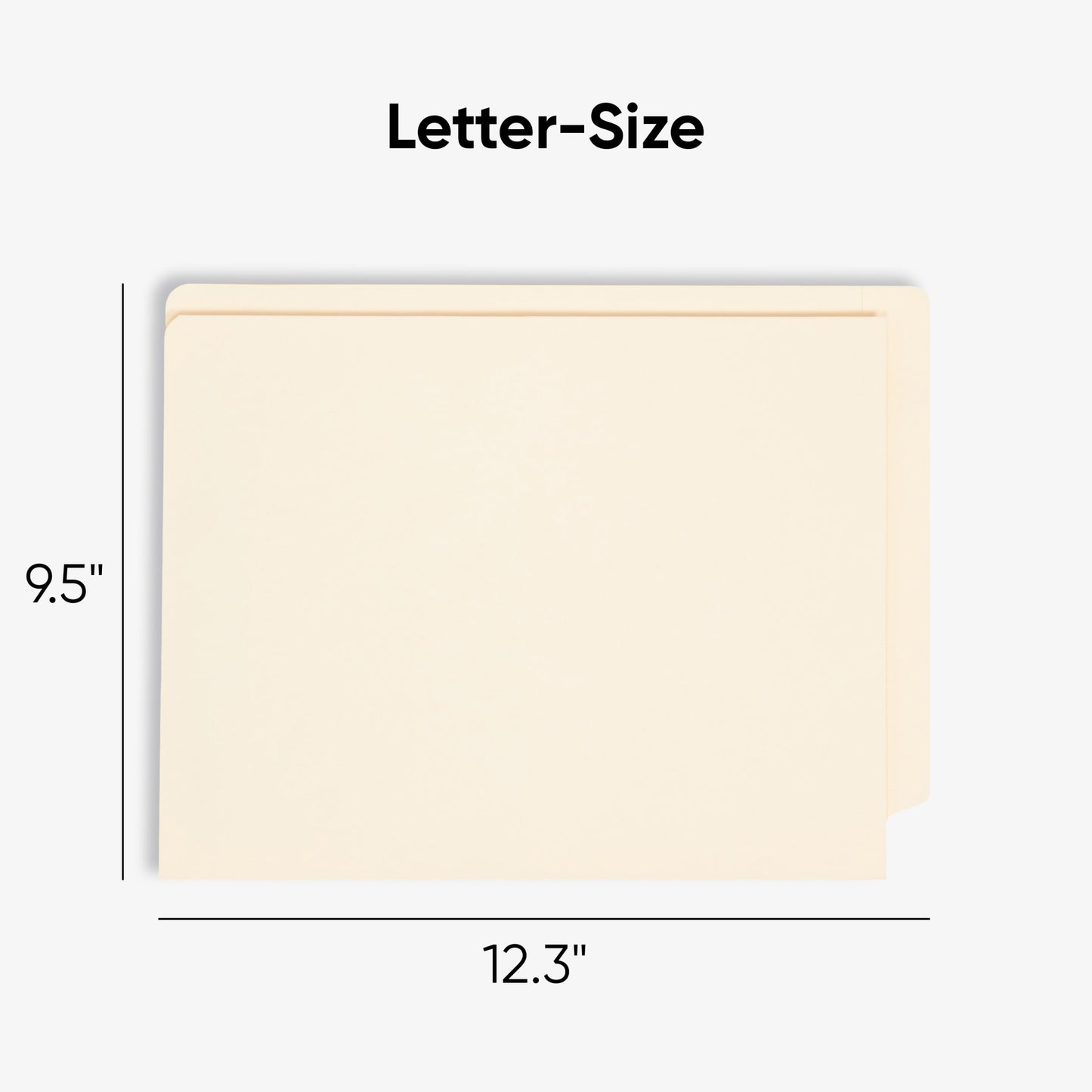Fastener File Folders, Straight Cut, 1 Pocket, Manila, Letter, Manila Color, Letter Size, Set of 25, 086486340991